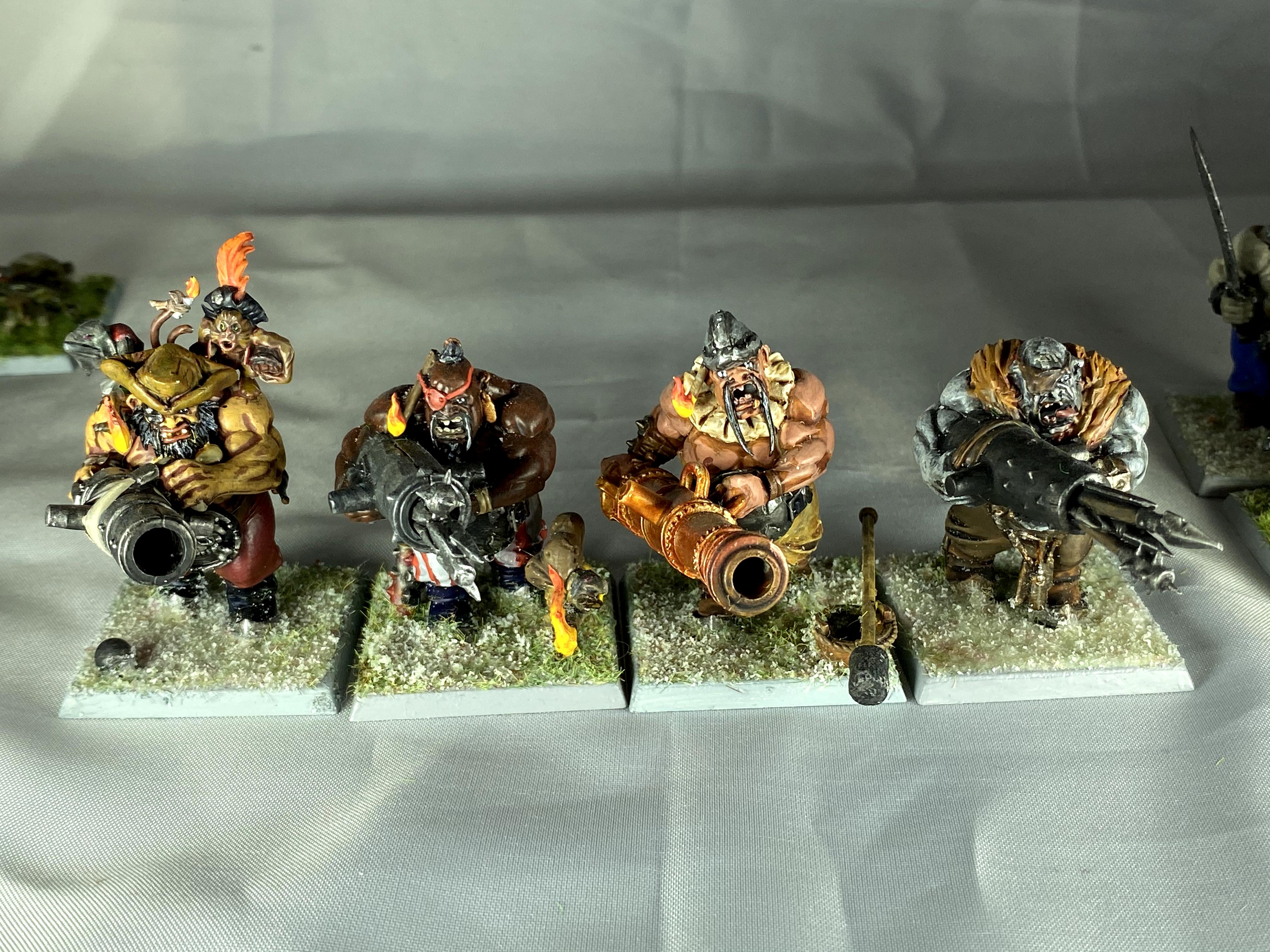 Age Of Sigmar, Blue, Cannon, Grey, Leadbelchers, Monkey, Ogors, Ogres, Pirate, Snow, Warhammer Fantasy, Warhammer Fantasy Battles