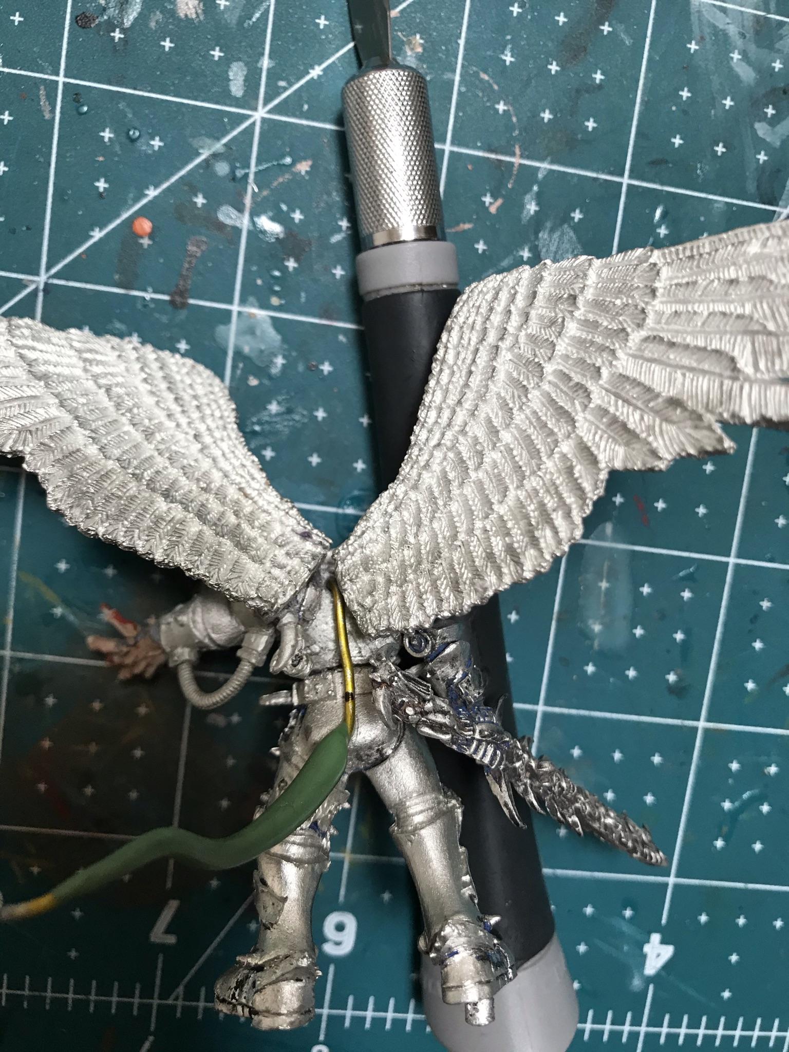 54mm, Chaos  Space Marines, Conversion, Daemon Prince, Greenstuff, Inquisitor Game, Meta Lminiatures, Thousand Sons, Tzeentch, Tzeentchconversion, Warhammer 40,000
