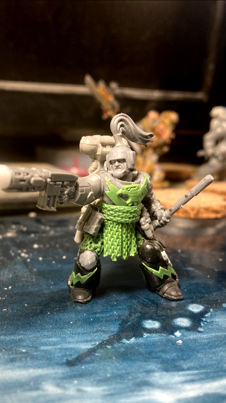 Greenstuff, Horus Heresy, Kit Bash, Sculpting, Thunder Warrior