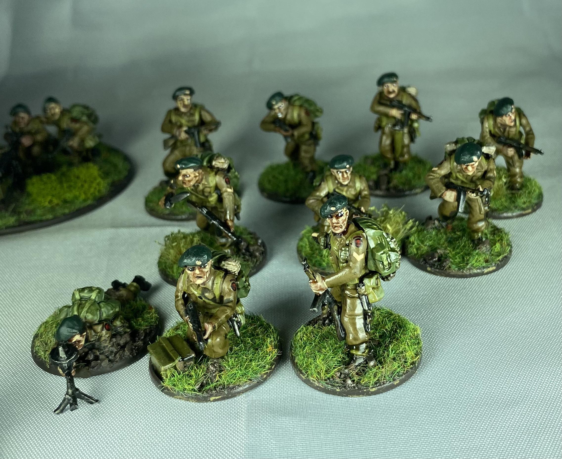 Bolt Action, British, Commando, Green, Royal Marine, Warlord Games, World War 2