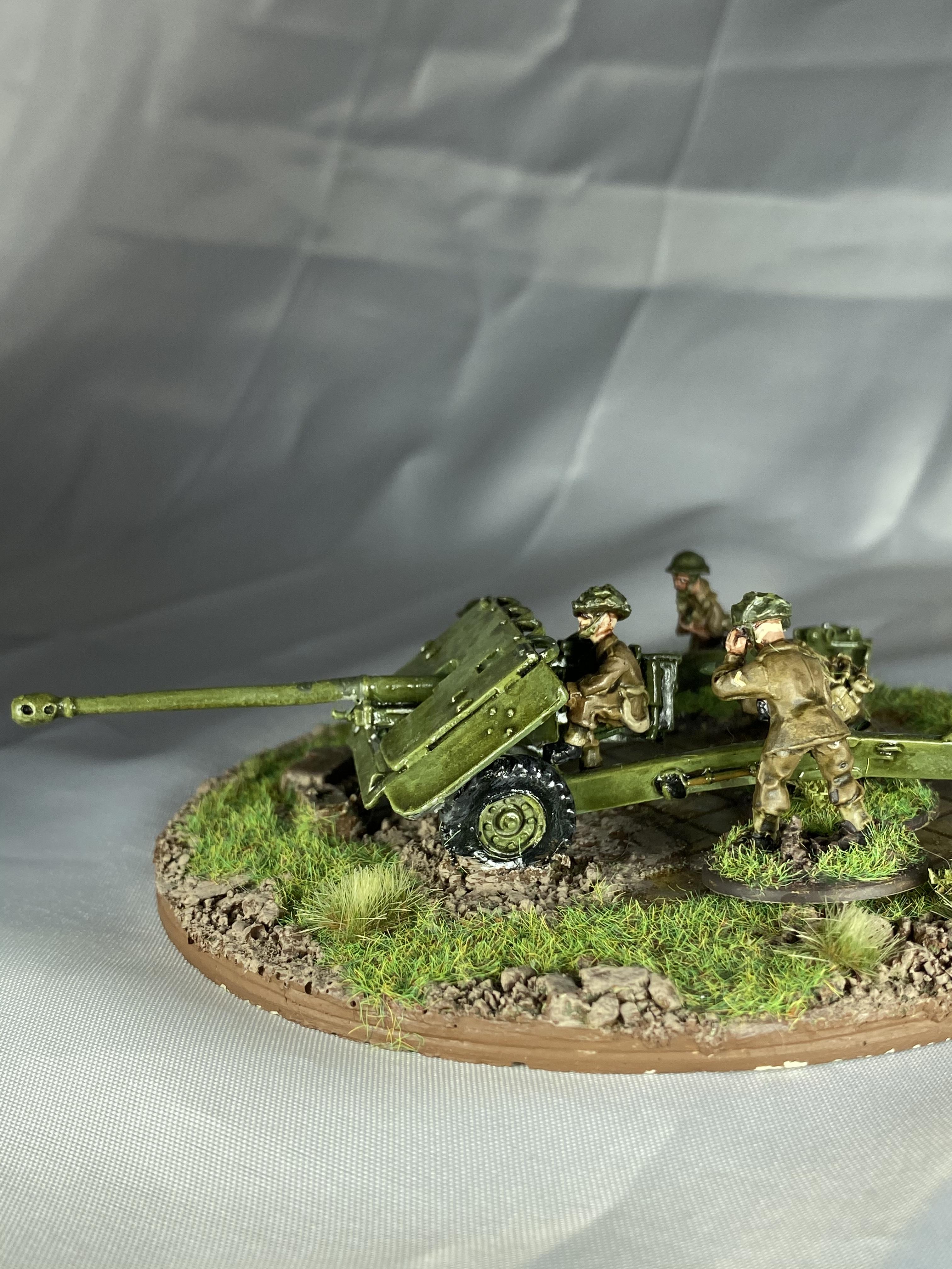 Anti Tank, Army, Bolt Action, British, Cannon, Green, Gun, Normandy, Warlord Games, World War 2