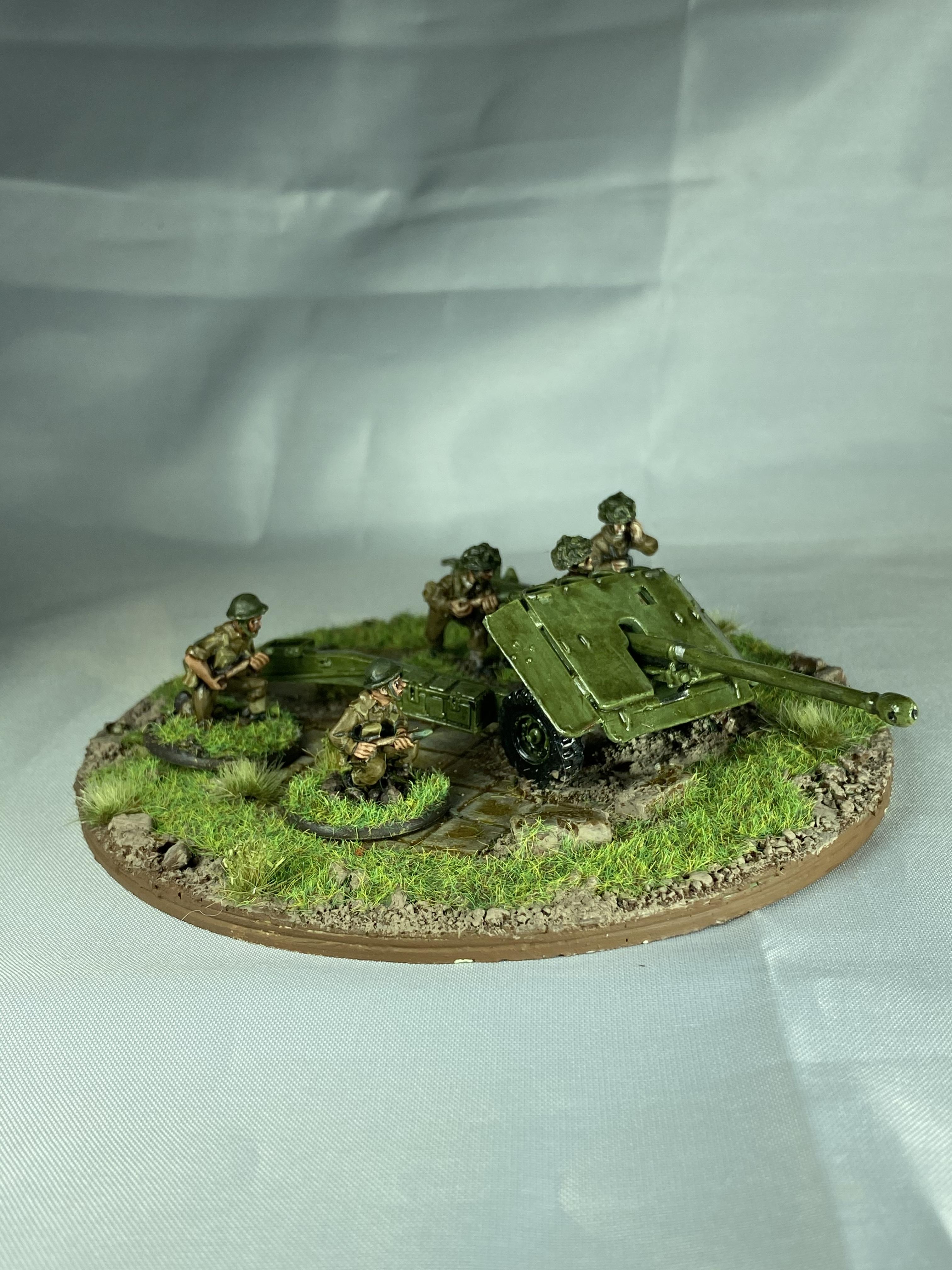 Anti Tank, Army, Bolt Action, British, Cannon, Green, Gun, Normandy, Warlord Games, World War 2