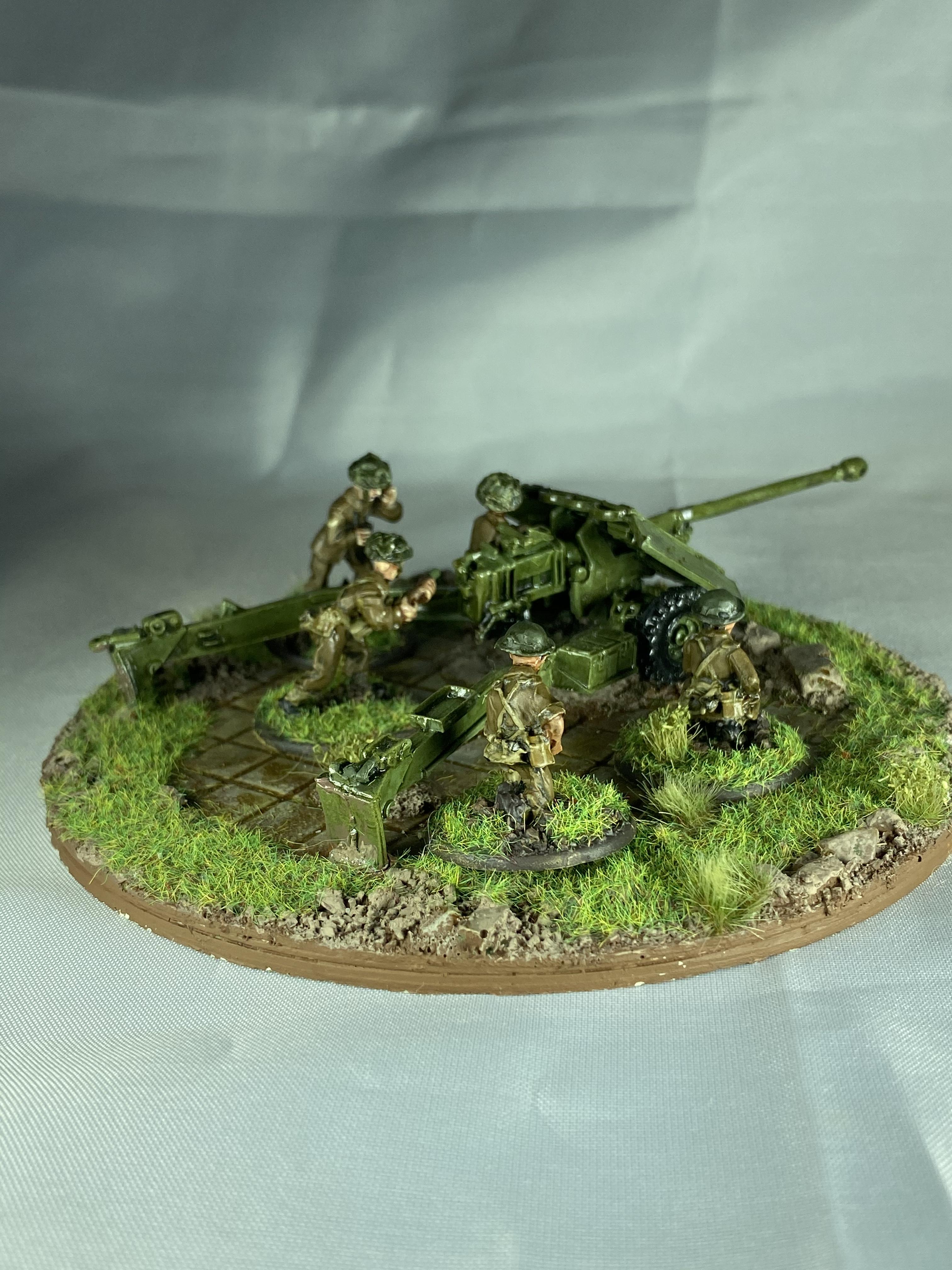 Anti Tank, Army, Bolt Action, British, Cannon, Green, Gun, Normandy, Warlord Games, World War 2