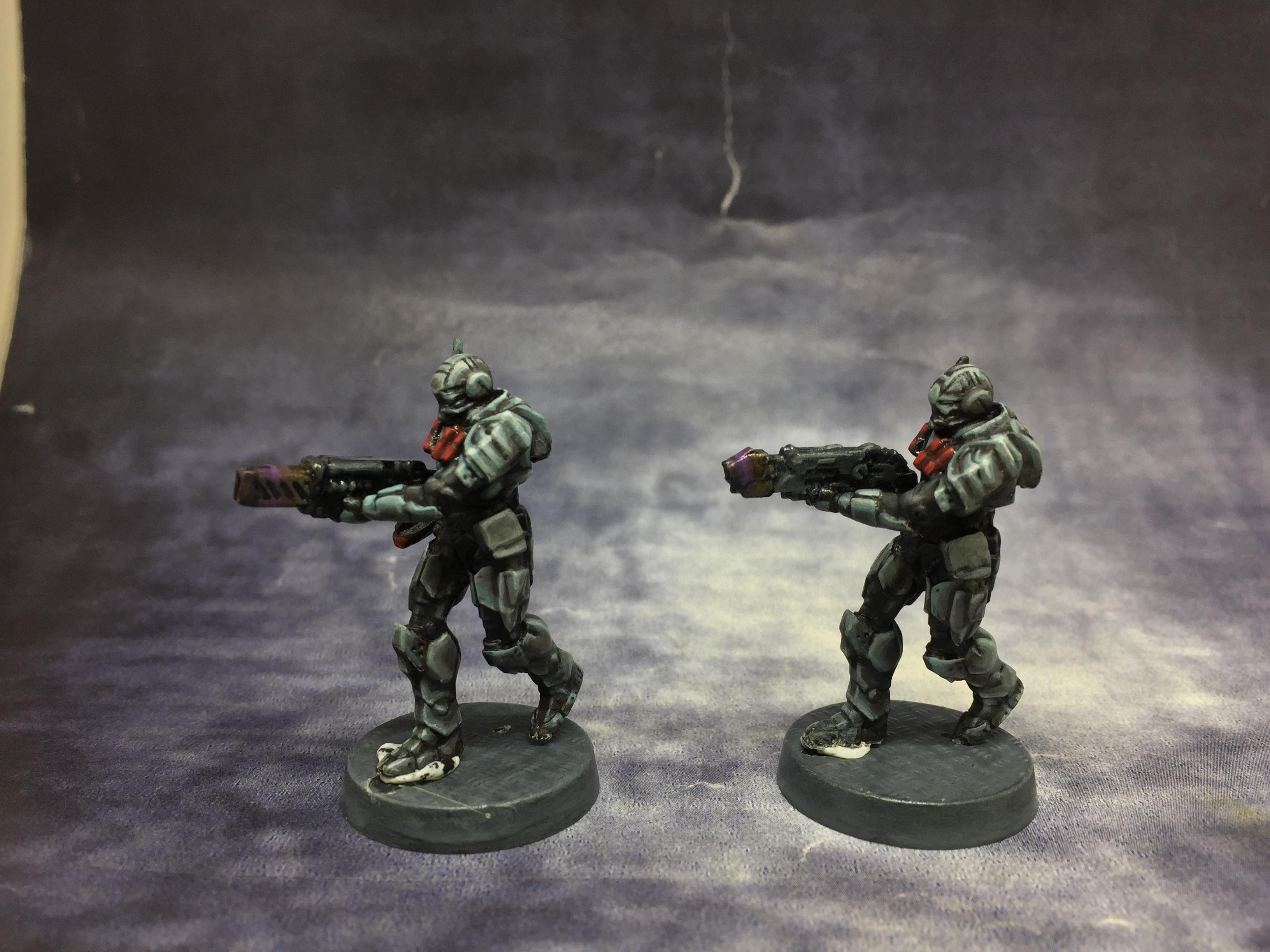 Deadzone, Enforcer. Enforcers, Mantic, March 2021, Non-Metallic Metal, Work In Progress