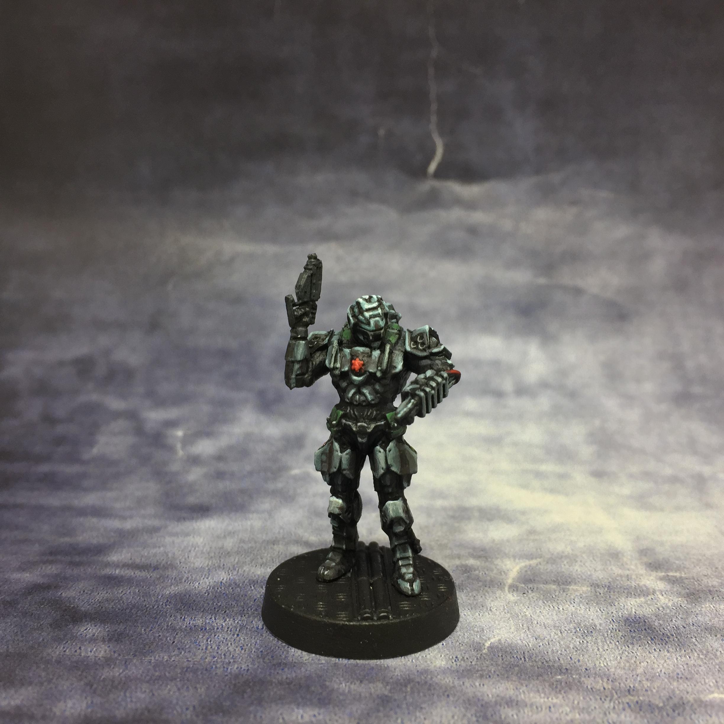 Deadzone, Enforcer. Enforcers, Mantic, March 2021, Non-Metallic Metal, Work In Progress