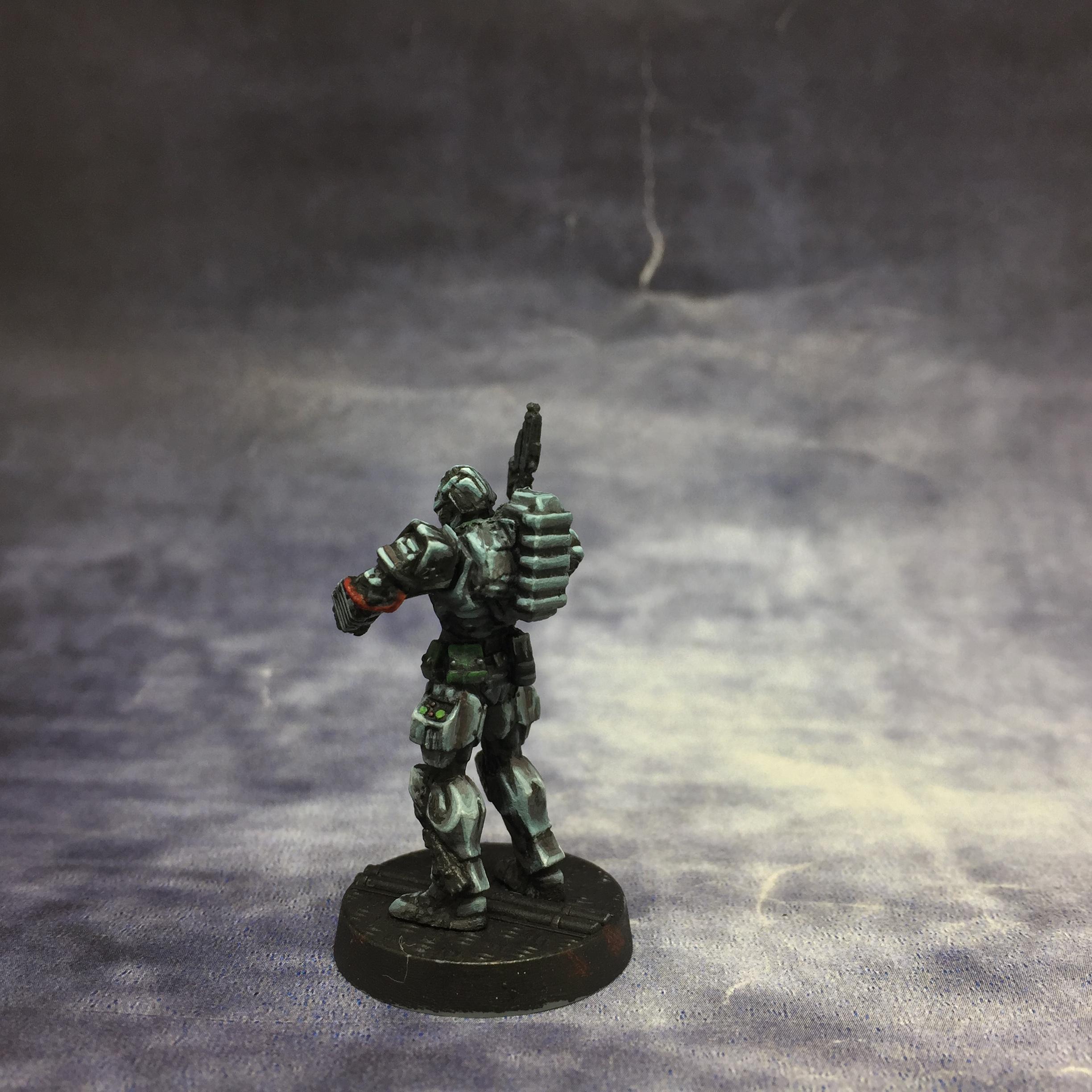 Deadzone, Enforcer. Enforcers, Mantic, March 2021, Non-Metallic Metal, Work In Progress