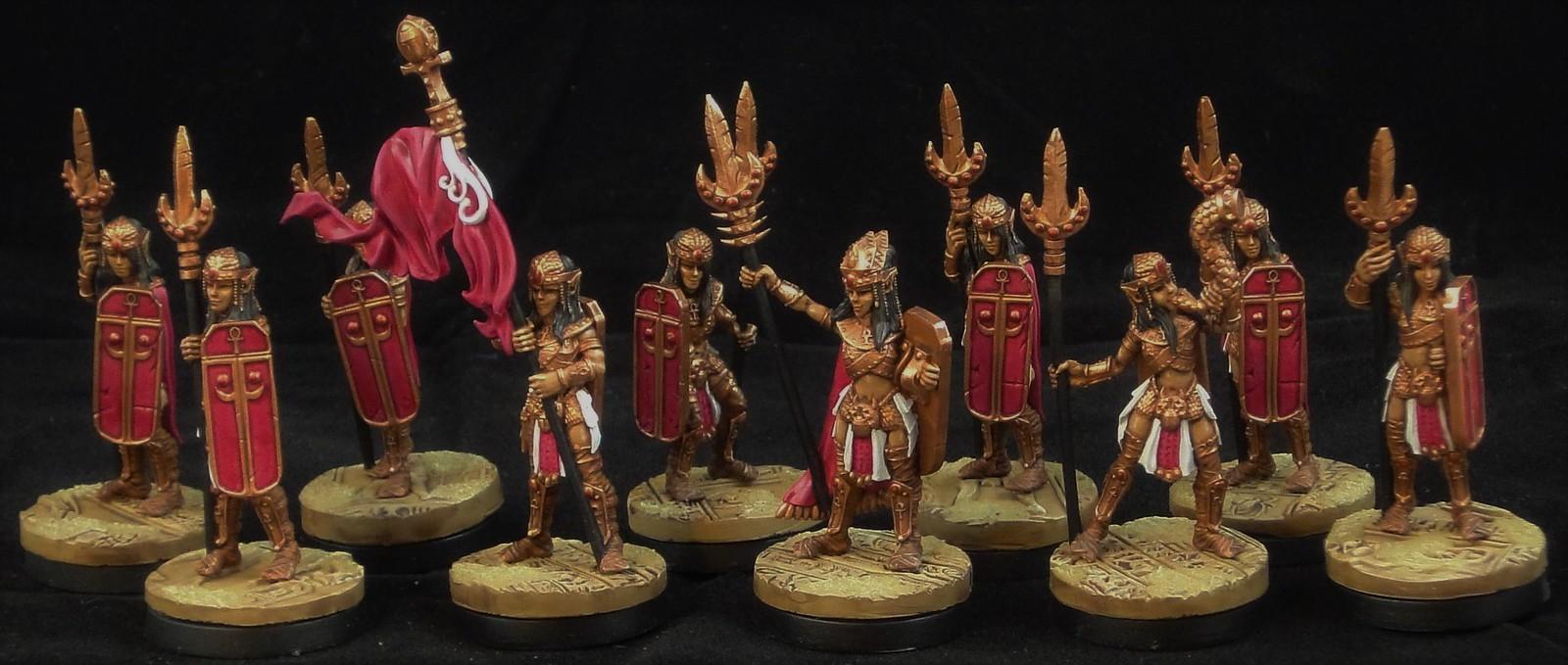 Desert, Desert Of The Dead, Elves, Spears