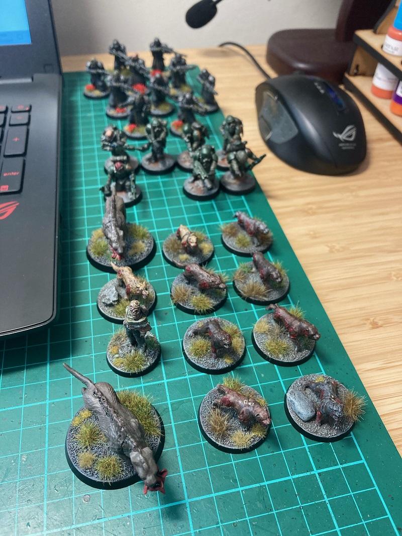 Paint progress