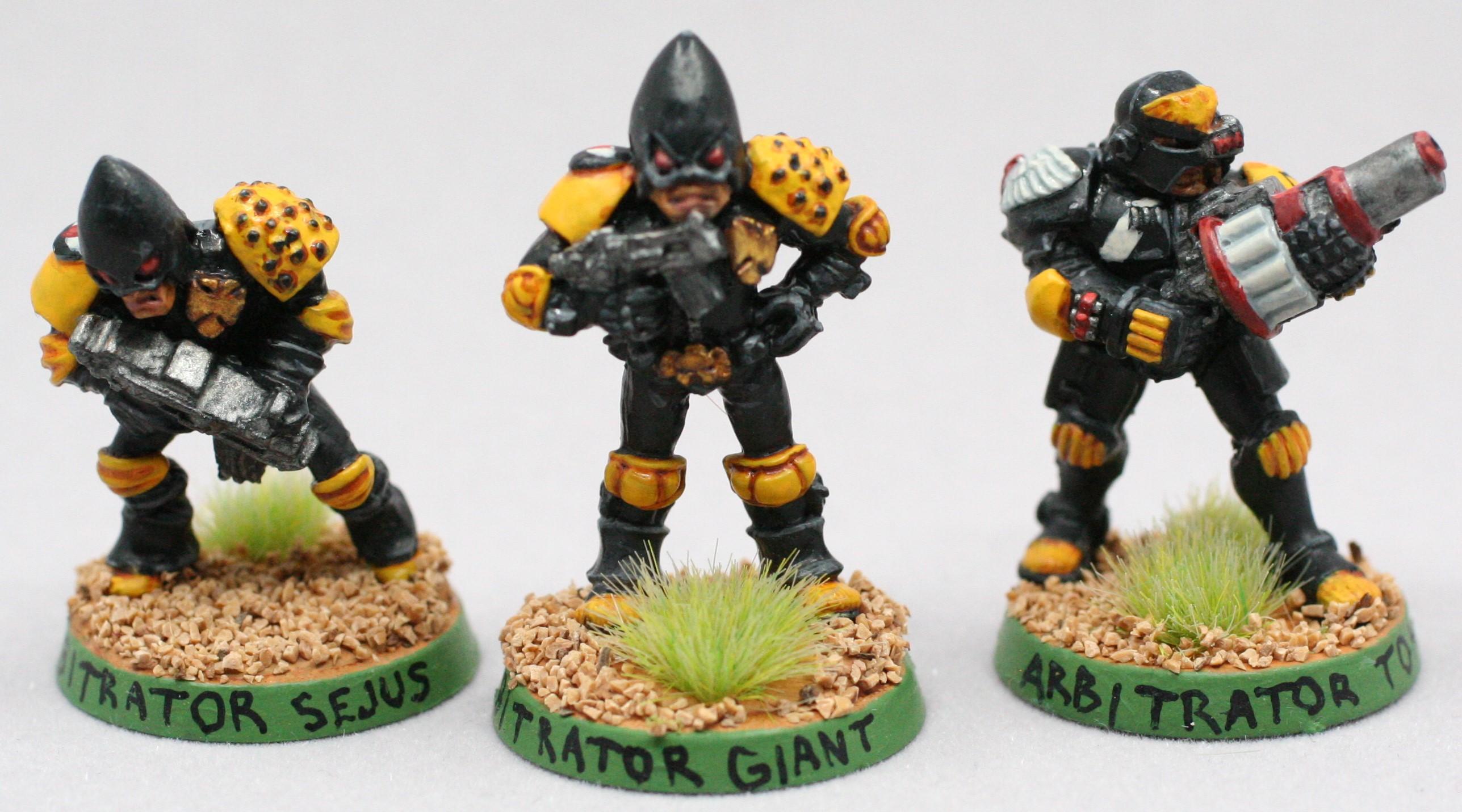 Adeptus Arbites, Judge Dredd, Rogue Trader, Wargames Foundry