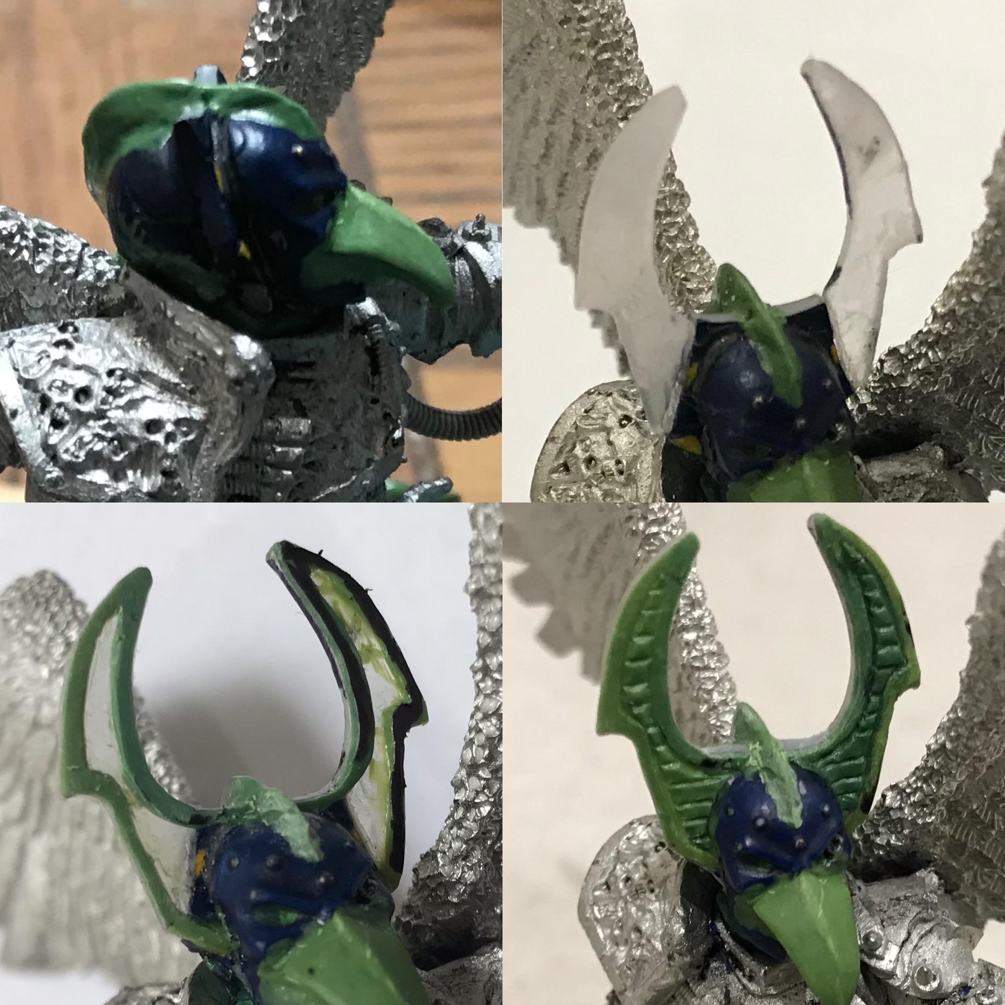 54mm, Chaos  Space Marines, Conversion, Daemon Prince, Greenstuff, Inquisitor Game, Meta Lminiatures, Thousand Sons, Tzeentch, Tzeentchconversion, Warhammer 40,000