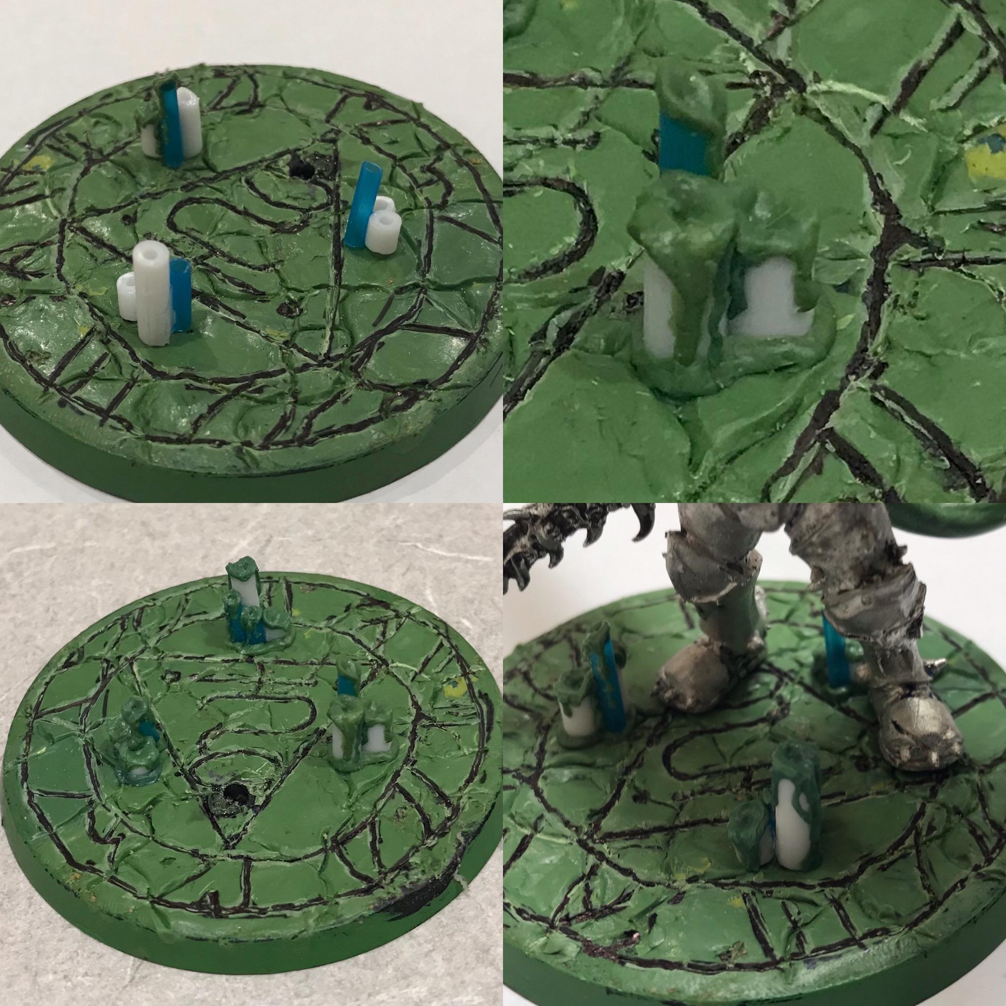54mm, Chaos  Space Marines, Conversion, Daemon Prince, Greenstuff, Inquisitor Game, Meta Lminiatures, Thousand Sons, Tzeentch, Tzeentchconversion, Warhammer 40,000