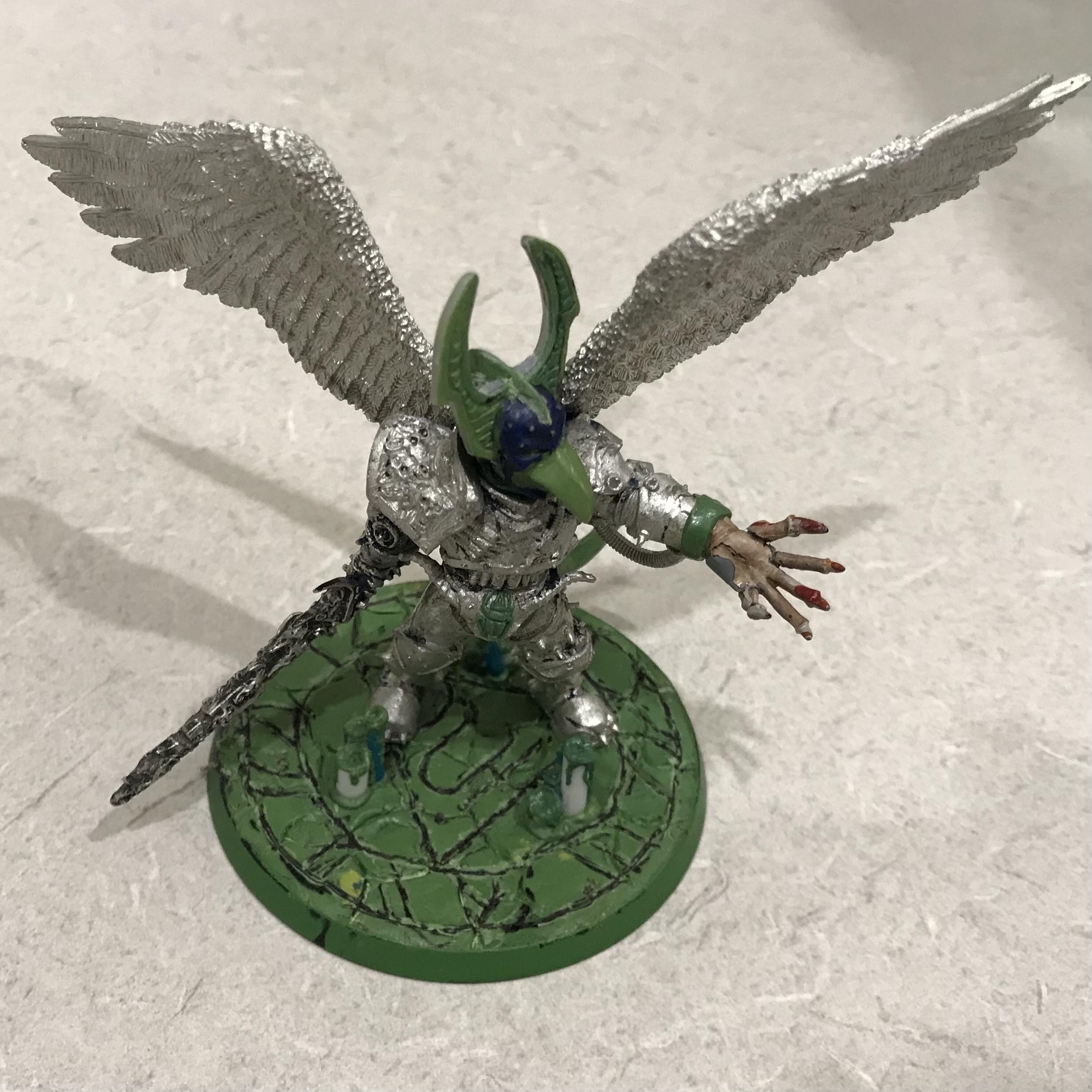 54mm, Chaos  Space Marines, Conversion, Daemon Prince, Greenstuff, Inquisitor Game, Meta Lminiatures, Thousand Sons, Tzeentch, Tzeentchconversion, Warhammer 40,000