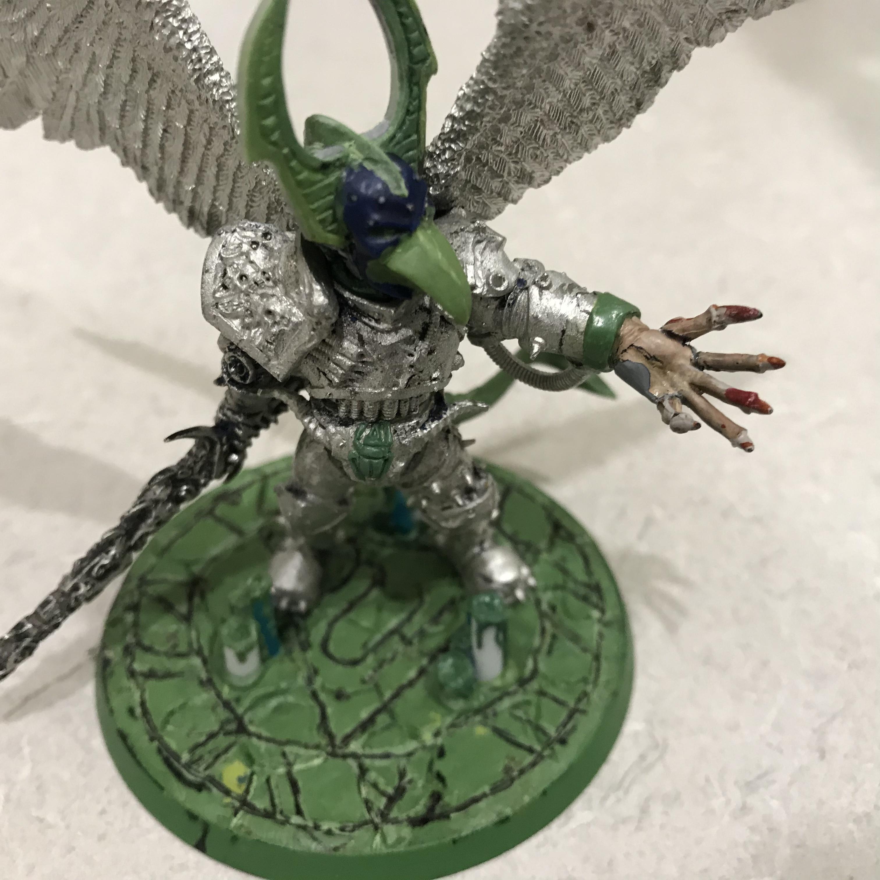 54mm, Chaos  Space Marines, Conversion, Daemon Prince, Greenstuff, Inquisitor Game, Meta Lminiatures, Thousand Sons, Tzeentch, Tzeentchconversion, Warhammer 40,000