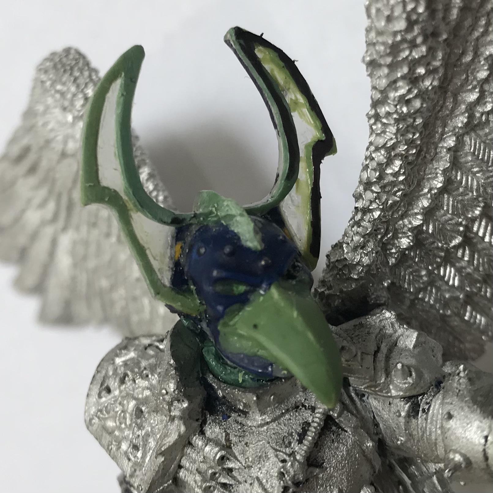 54mm, Chaos  Space Marines, Conversion, Daemon Prince, Greenstuff, Inquisitor Game, Meta Lminiatures, Thousand Sons, Tzeentch, Tzeentchconversion, Warhammer 40,000