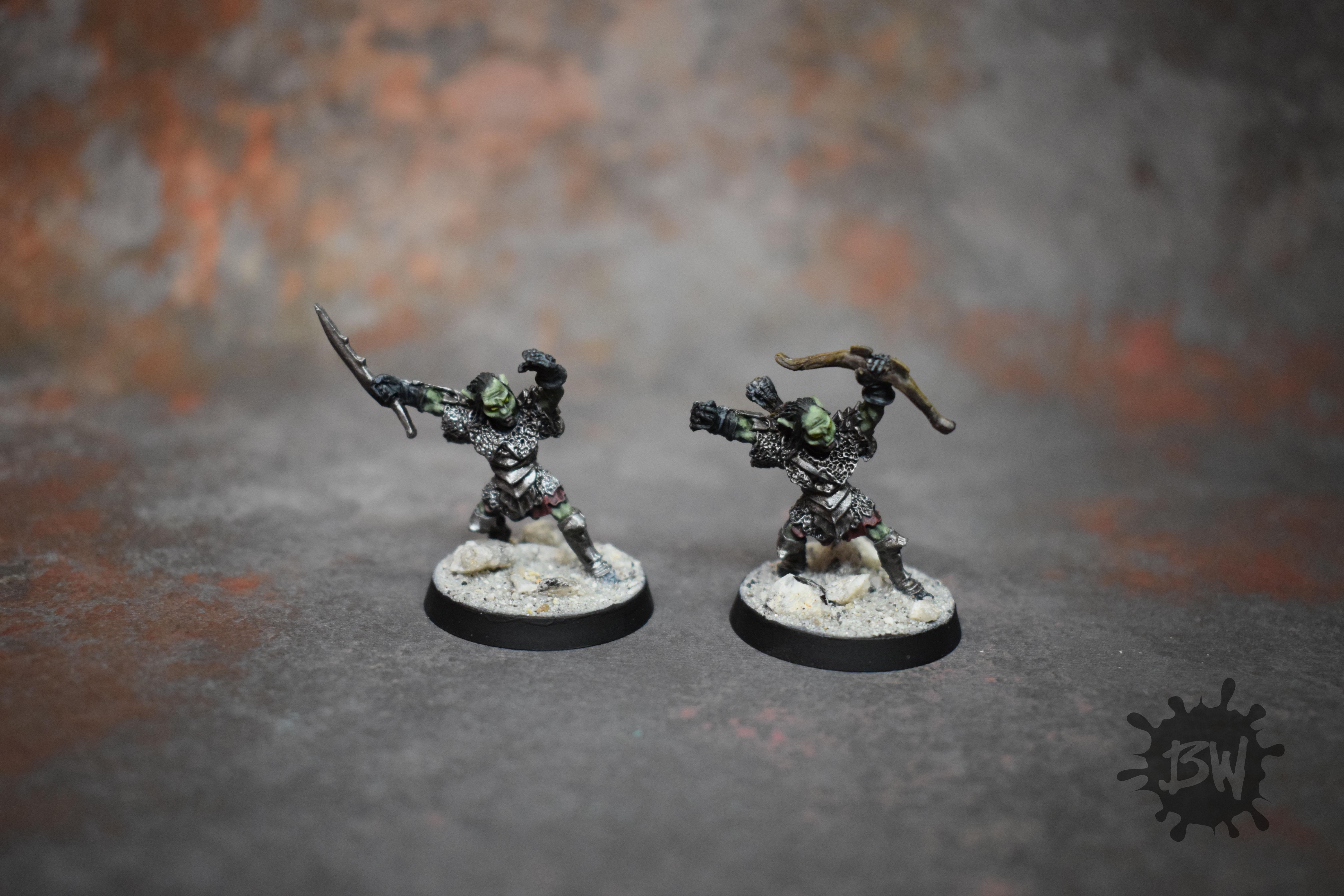 Bw, Games Workshop, Goblin Captain, Hobbit, Moria Goblins