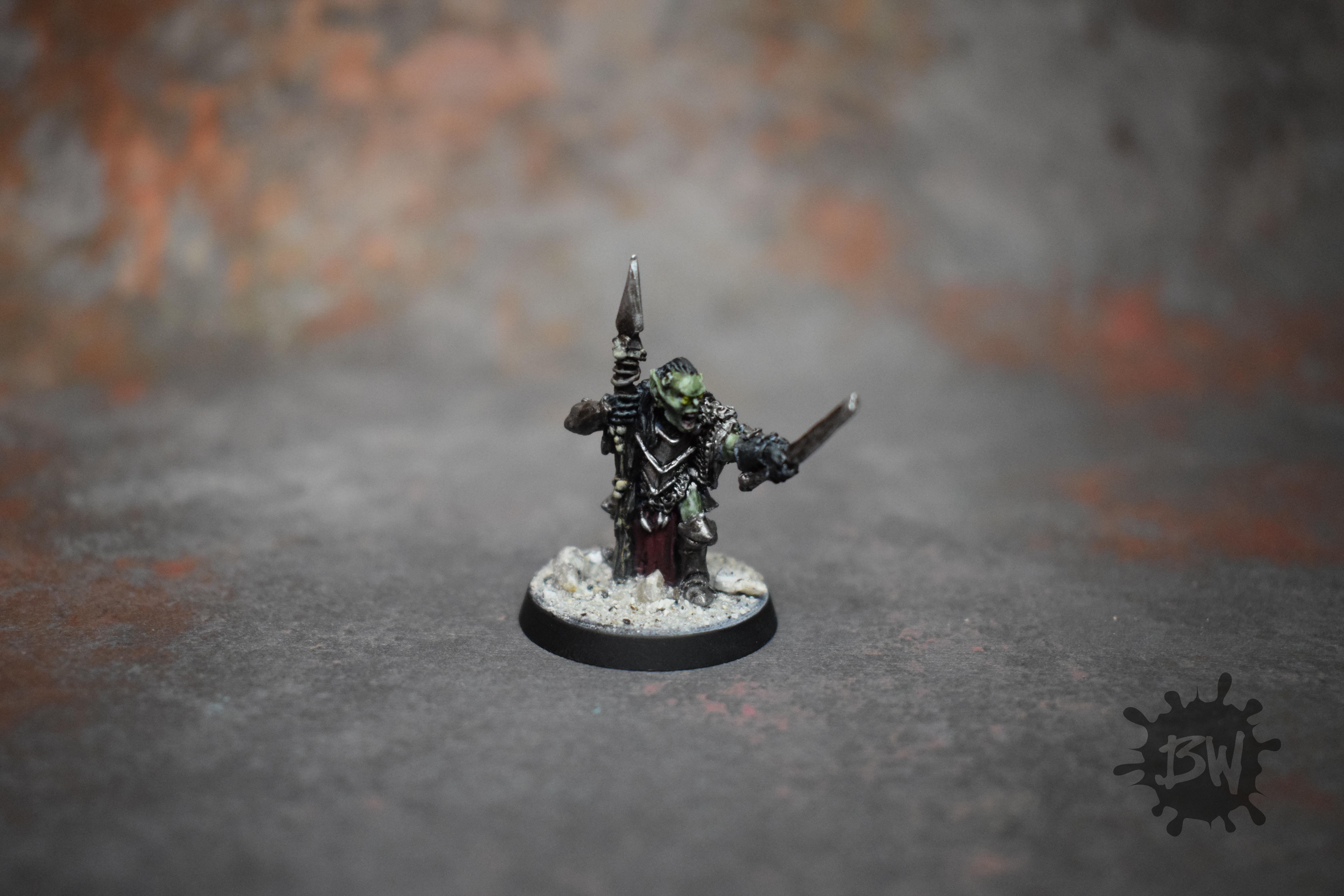 Bw, Games Workshop, Hobbit, Moria Goblins, Moria Shaman