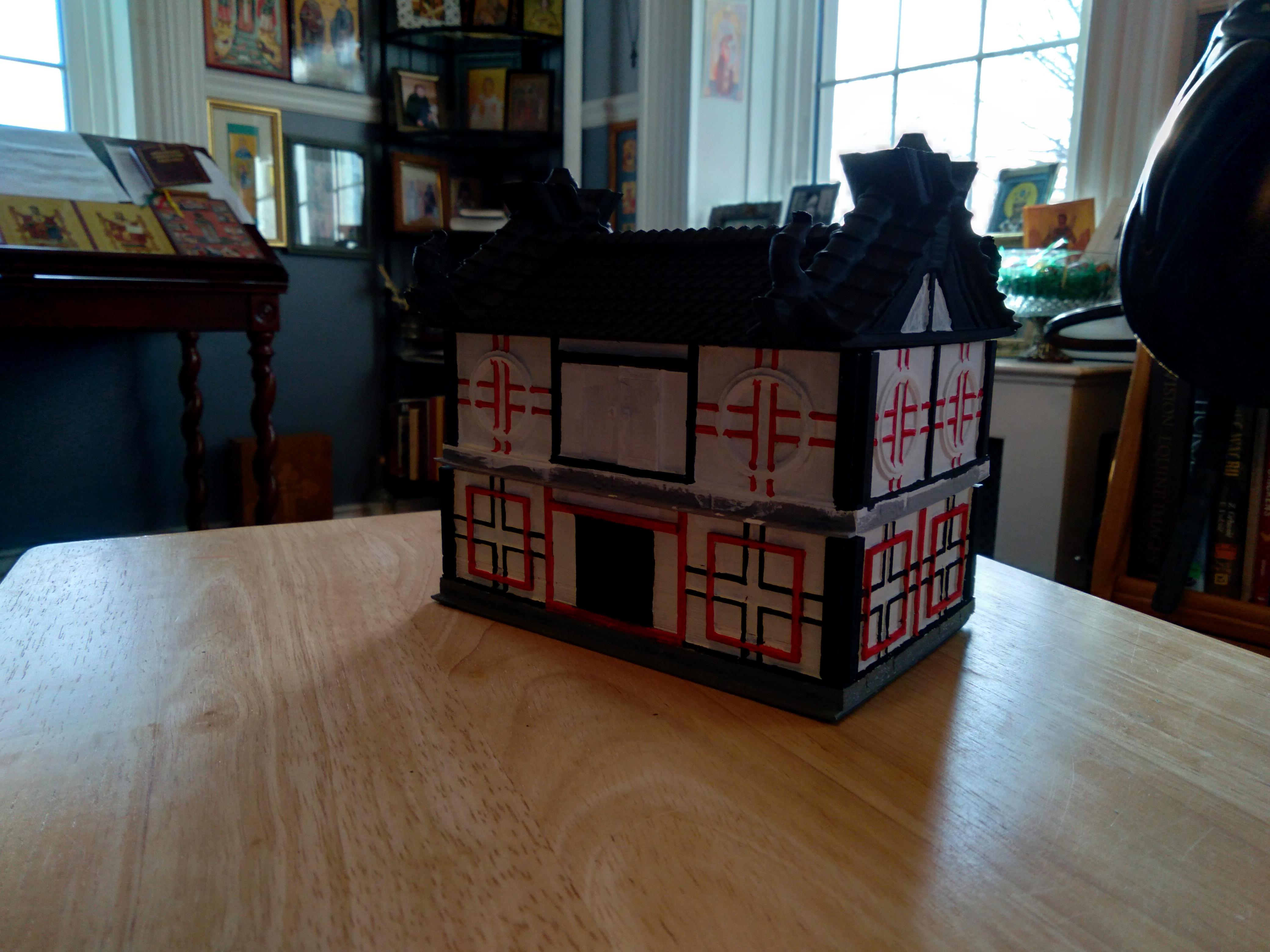 3d, Asian, House, Print, Villa