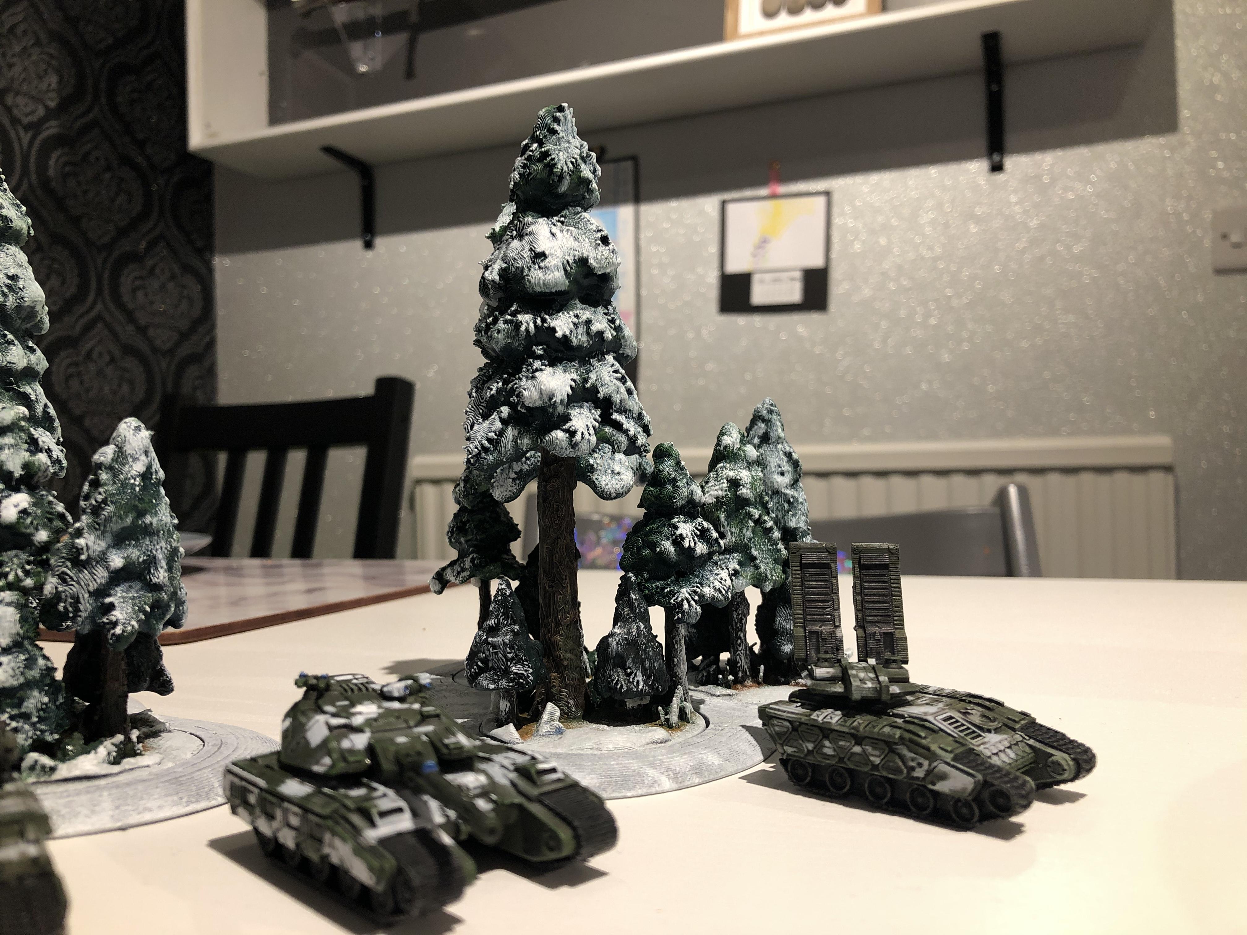 3d Printer, Forest, Horizon, Trees