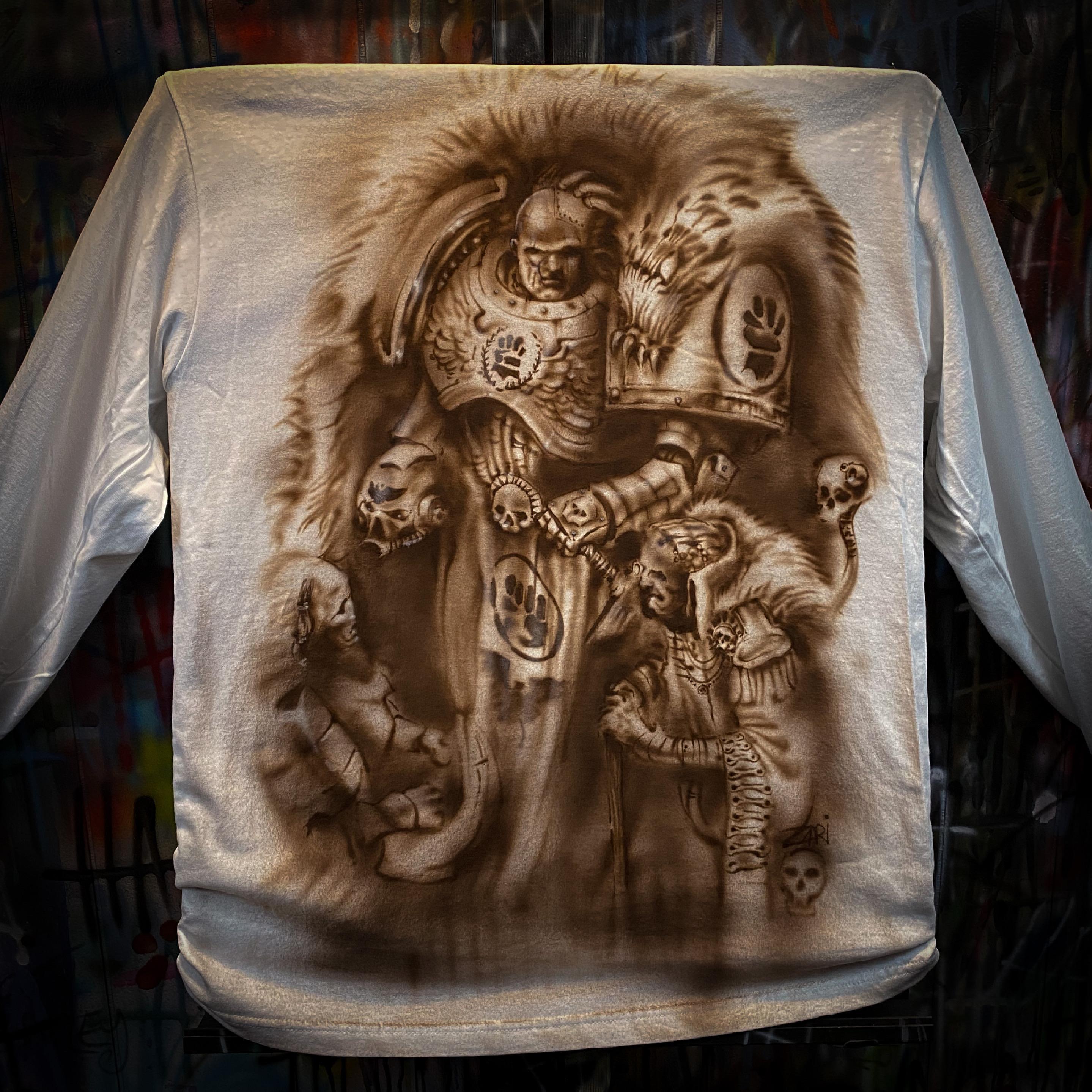 Airbrushed, Imperial Fists, Shirt, Space Marines, Warhammer 40,000