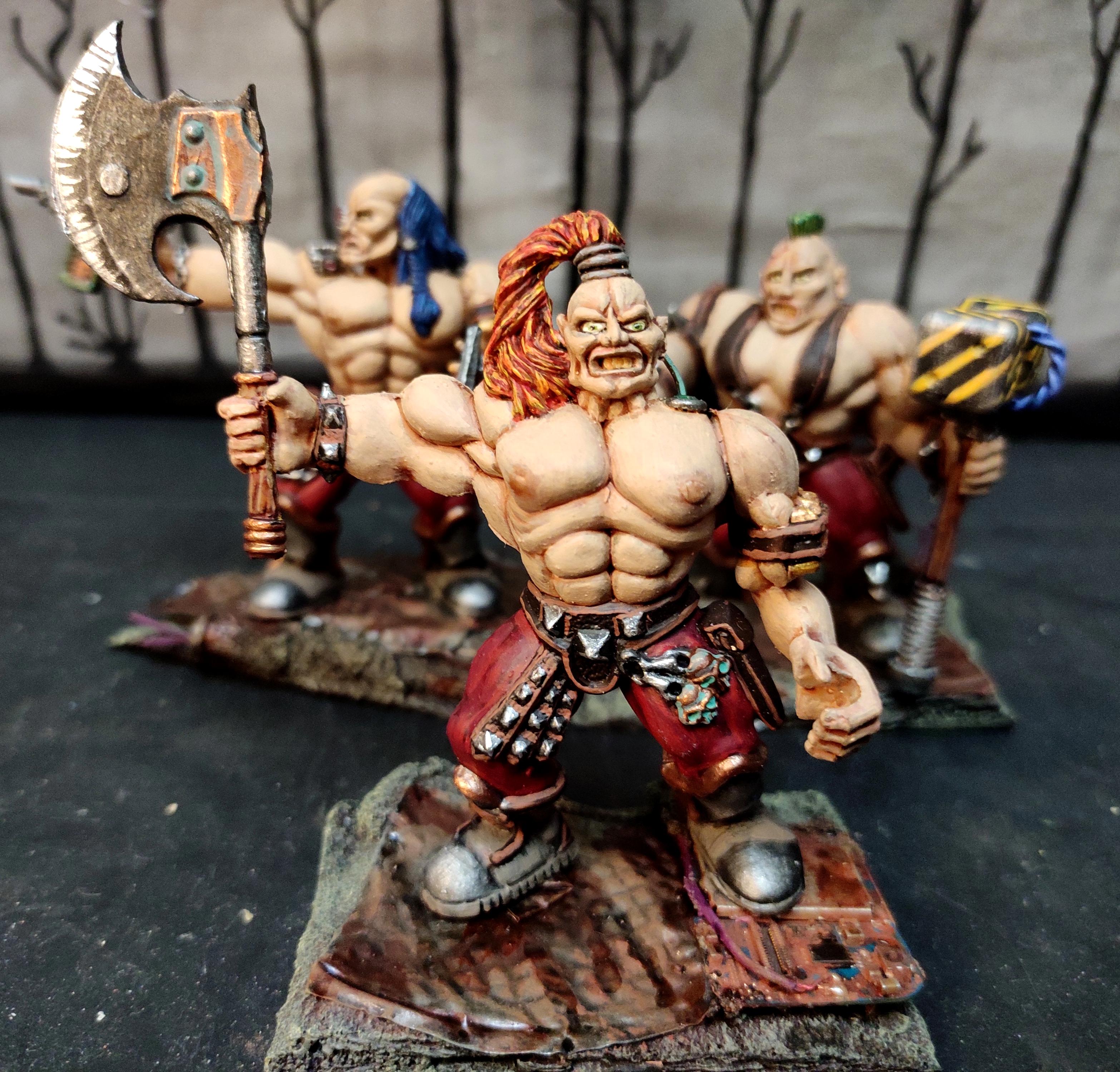 Axe, Conversion, Copy, Fantasy Battles, From Russia, Gang, Goliath, Infantry, Necromunda, Out Of Production, Retro, Technolog, Tehnolog, Underhive