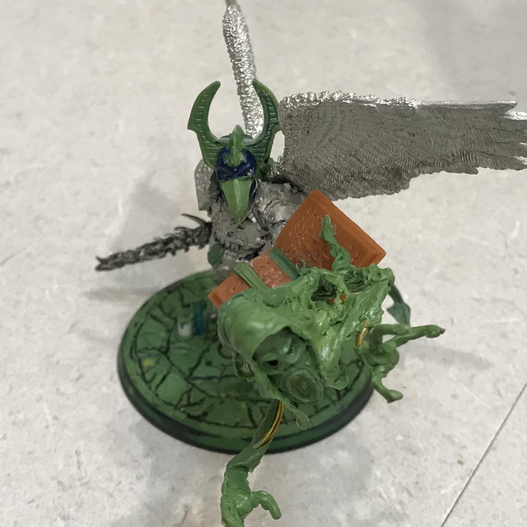54mm, Chaos  Space Marines, Conversion, Daemon Prince, Greenstuff, Inquisitor Game, Meta Lminiatures, Thousand Sons, Tzeentch, Tzeentchconversion, Warhammer 40,000
