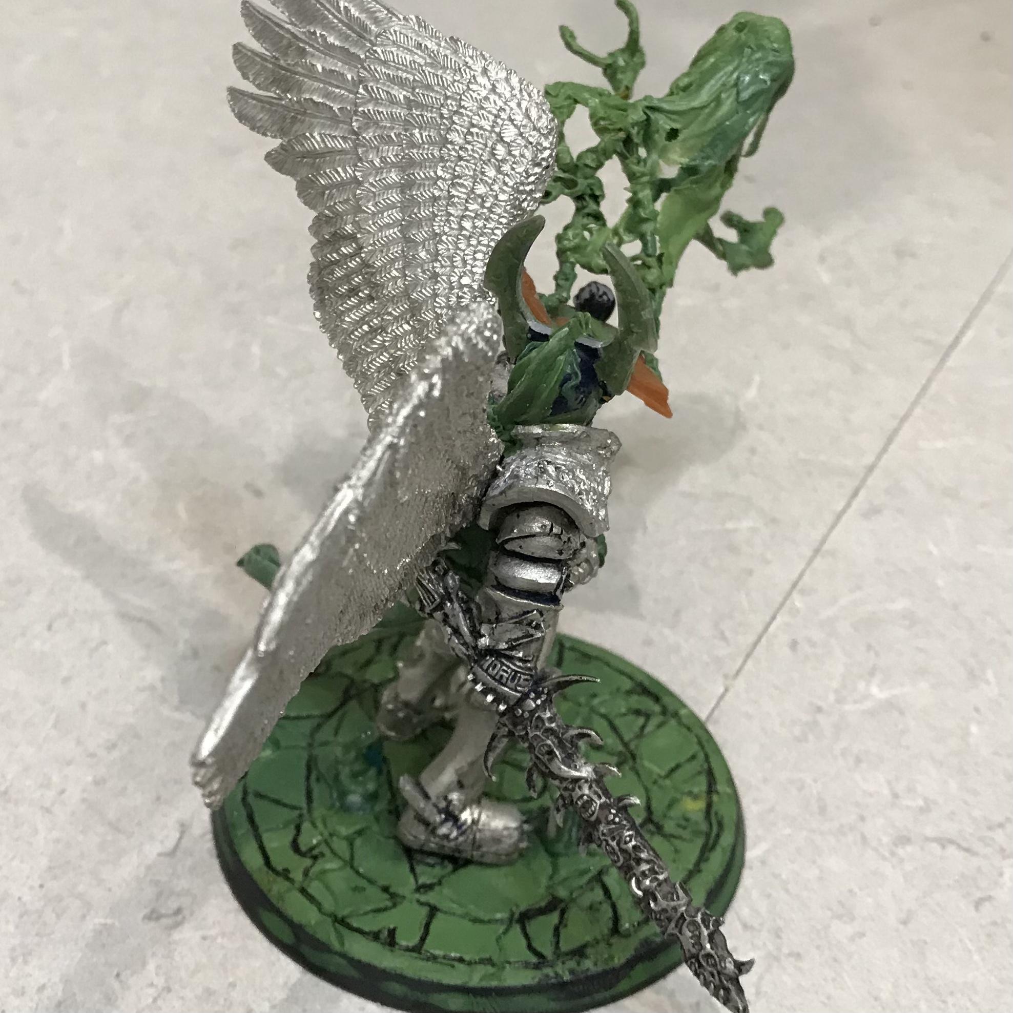 54mm, Chaos  Space Marines, Conversion, Daemon Prince, Greenstuff, Inquisitor Game, Meta Lminiatures, Thousand Sons, Tzeentch, Tzeentchconversion, Warhammer 40,000