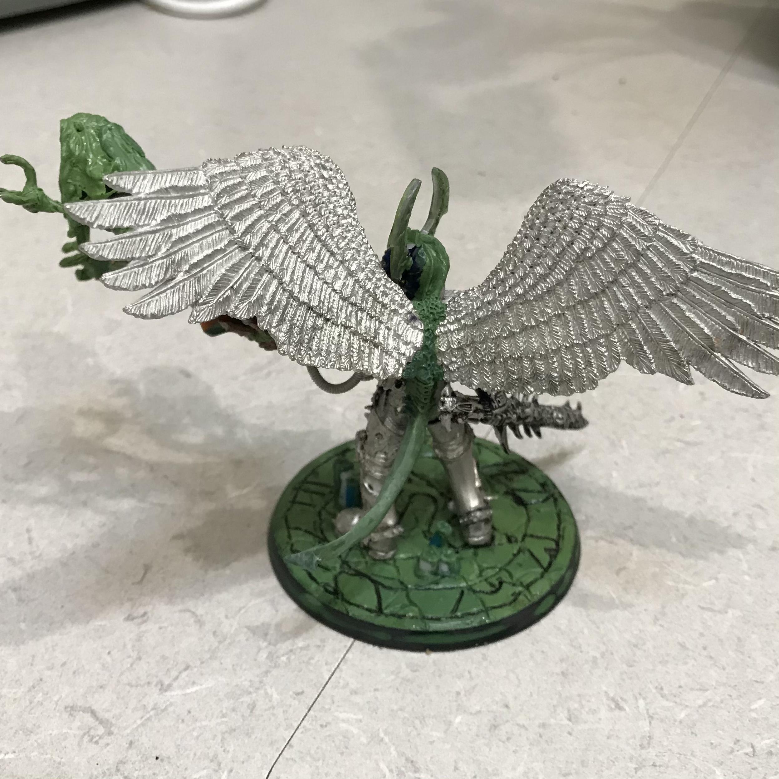 54mm, Chaos  Space Marines, Conversion, Daemon Prince, Greenstuff, Inquisitor Game, Meta Lminiatures, Thousand Sons, Tzeentch, Tzeentchconversion, Warhammer 40,000