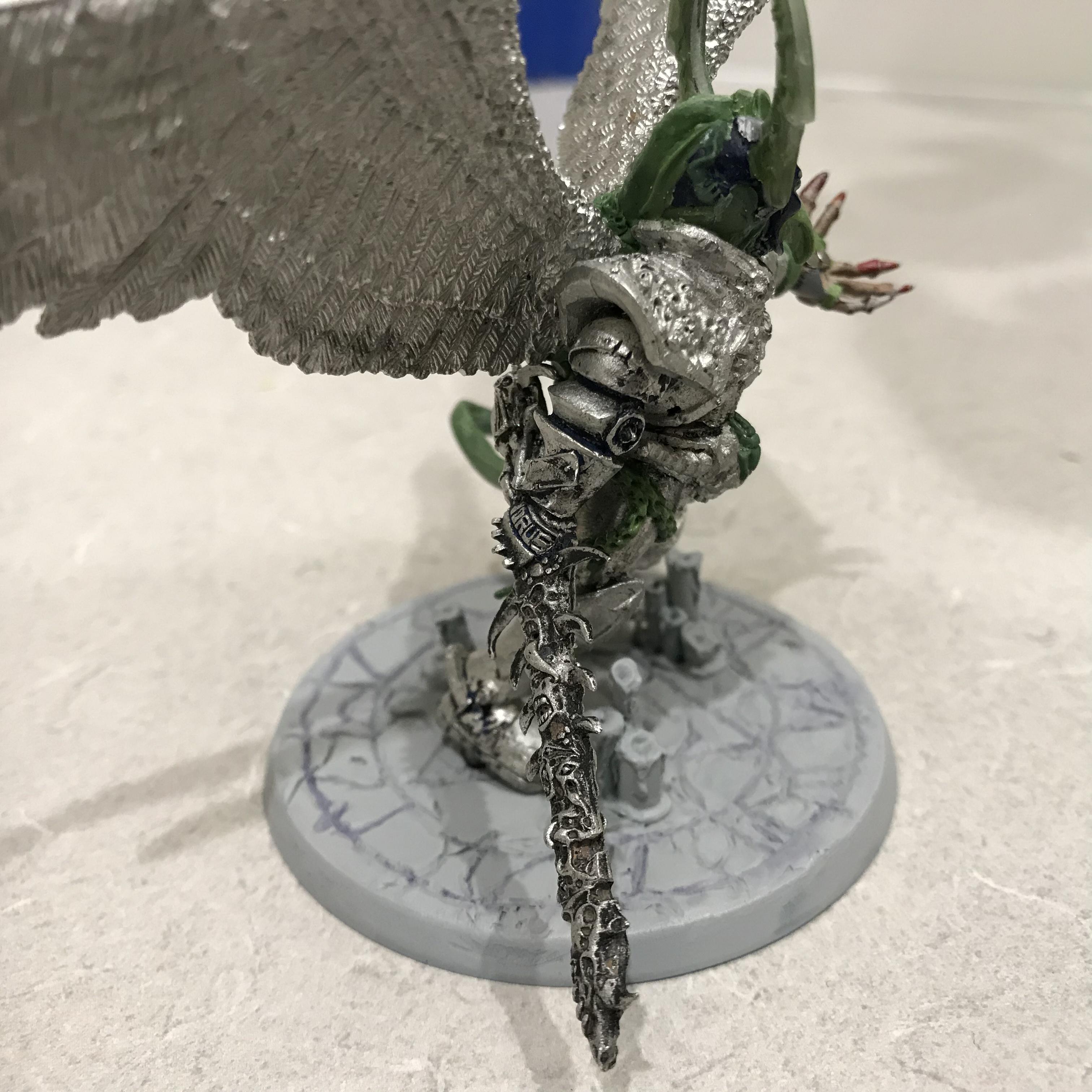 54mm, Chaos  Space Marines, Conversion, Daemon Prince, Greenstuff, Inquisitor Game, Meta Lminiatures, Thousand Sons, Tzeentch, Tzeentchconversion, Warhammer 40,000