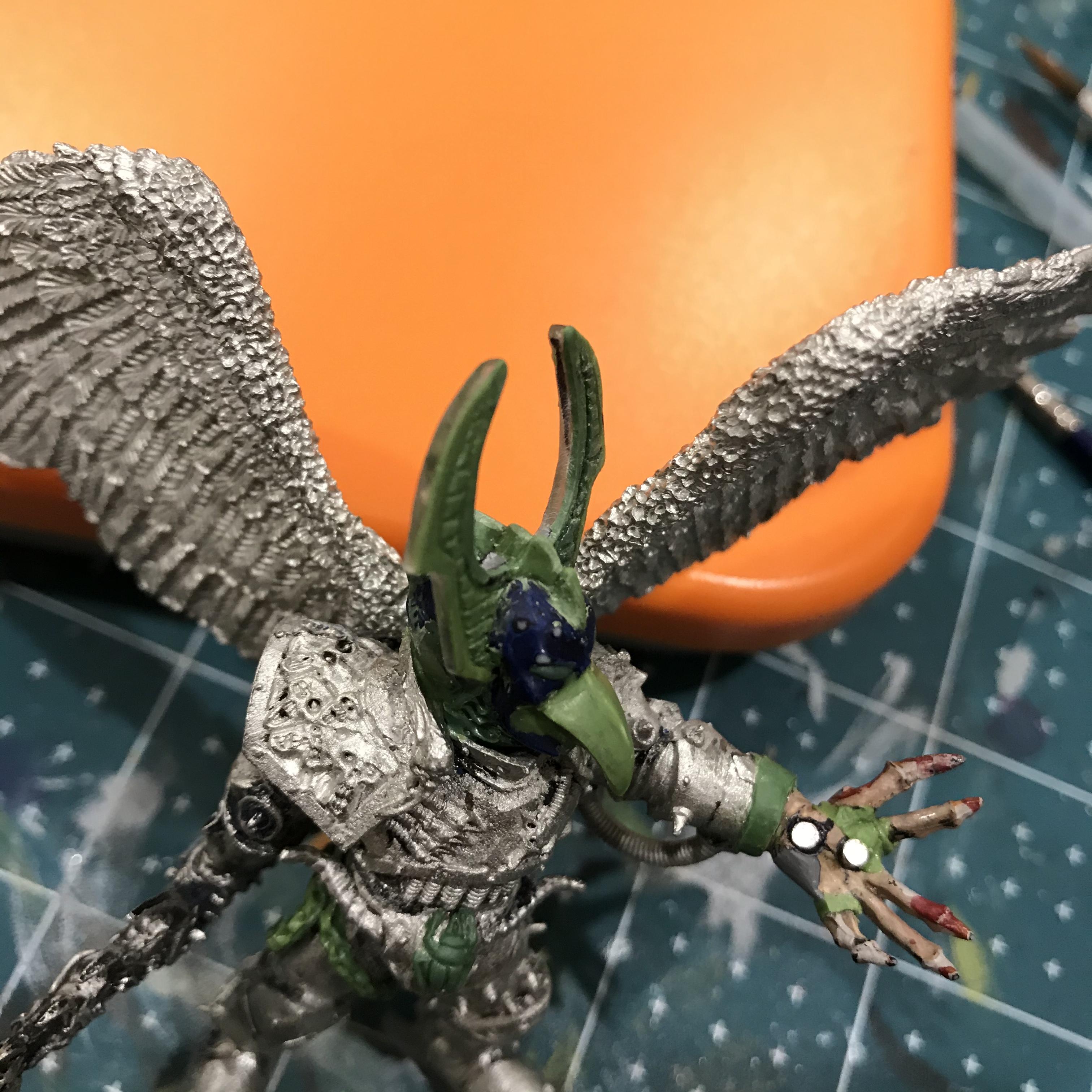 54mm, Chaos  Space Marines, Conversion, Daemon Prince, Greenstuff, Inquisitor Game, Meta Lminiatures, Thousand Sons, Tzeentch, Tzeentchconversion, Warhammer 40,000
