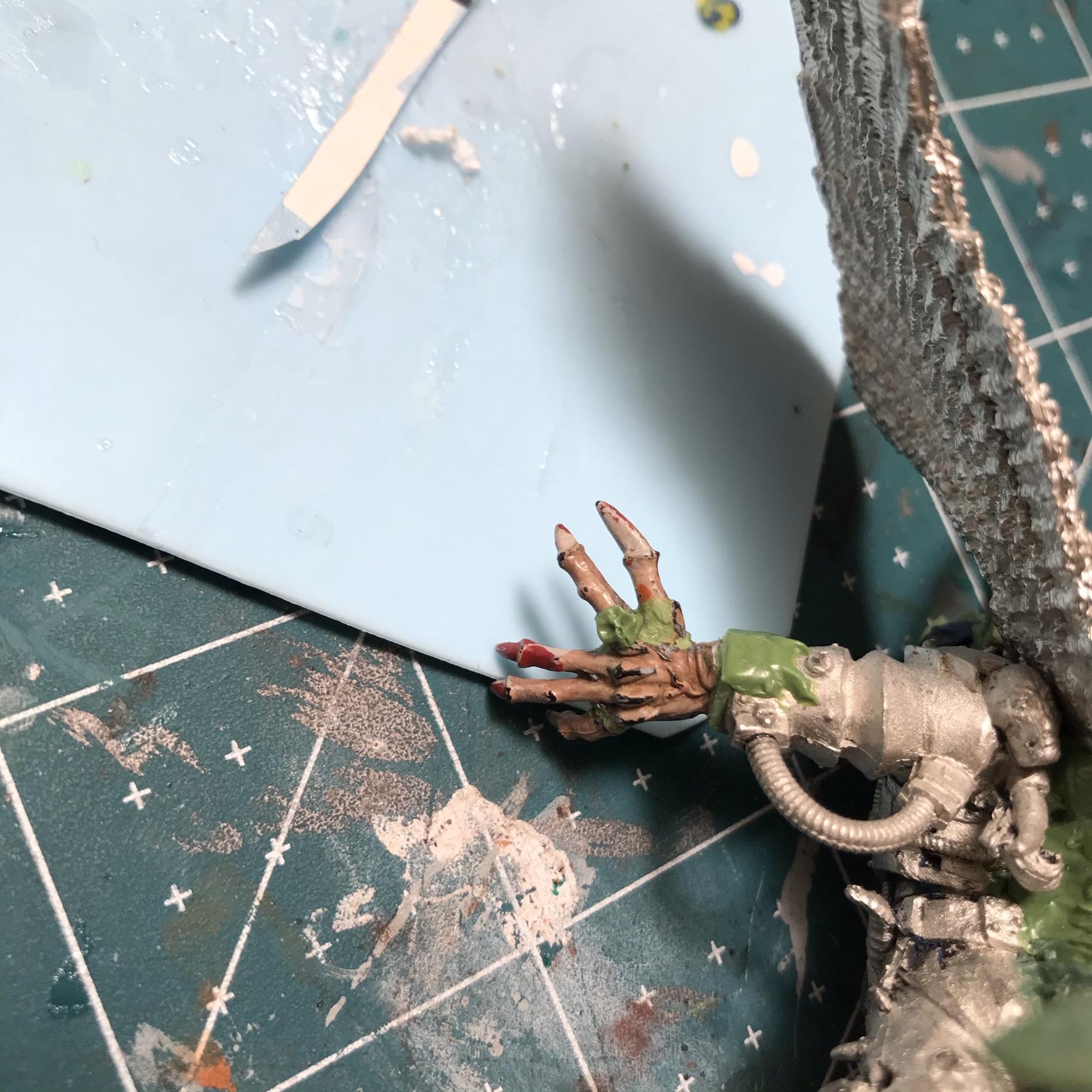 54mm, Chaos  Space Marines, Conversion, Daemon Prince, Greenstuff, Inquisitor Game, Meta Lminiatures, Thousand Sons, Tzeentch, Tzeentchconversion, Warhammer 40,000
