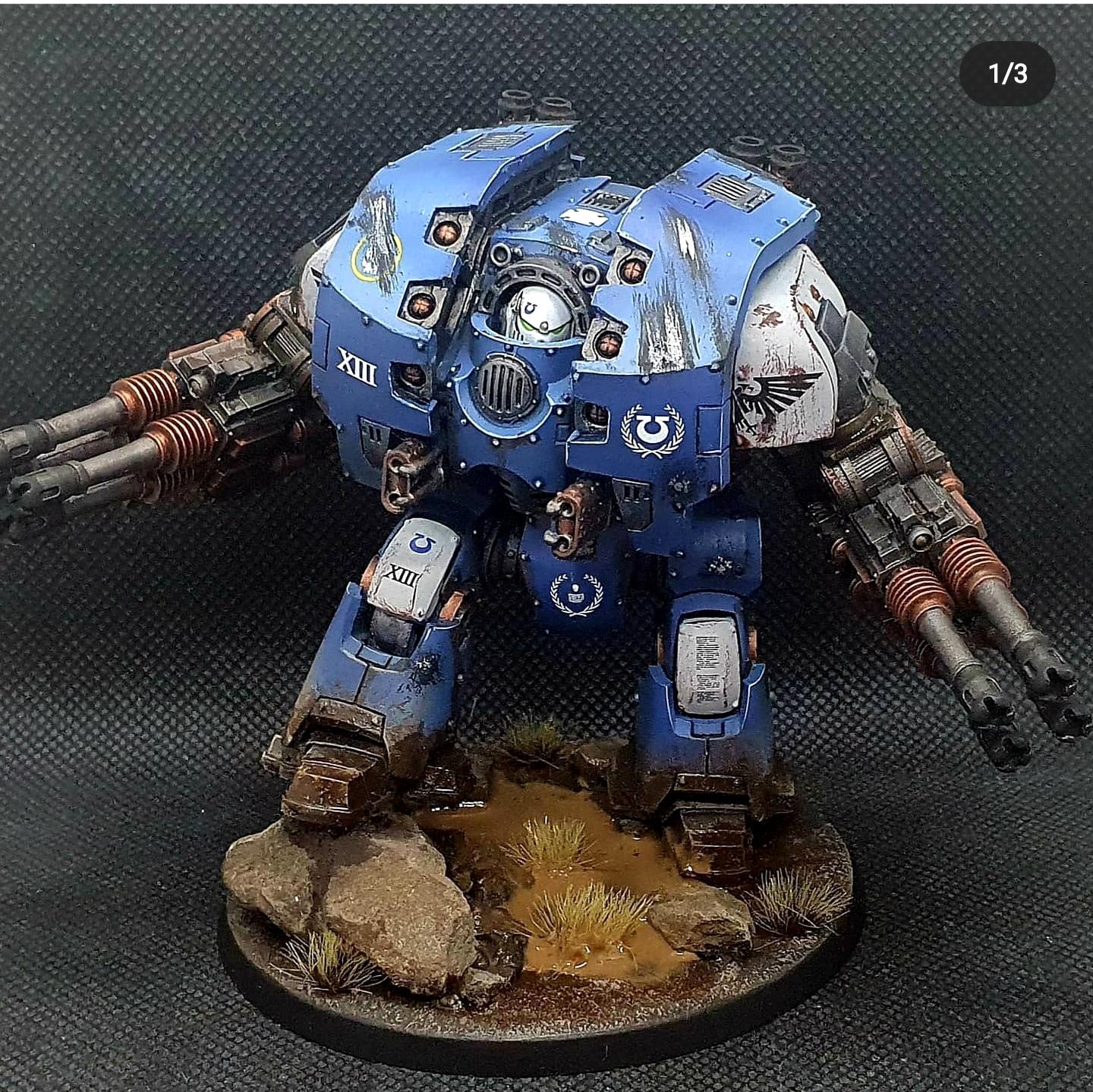 Dreadnought, Leviathan, Painting, Ultramarines, Warhammer 40,000, Warhammer Fantasy