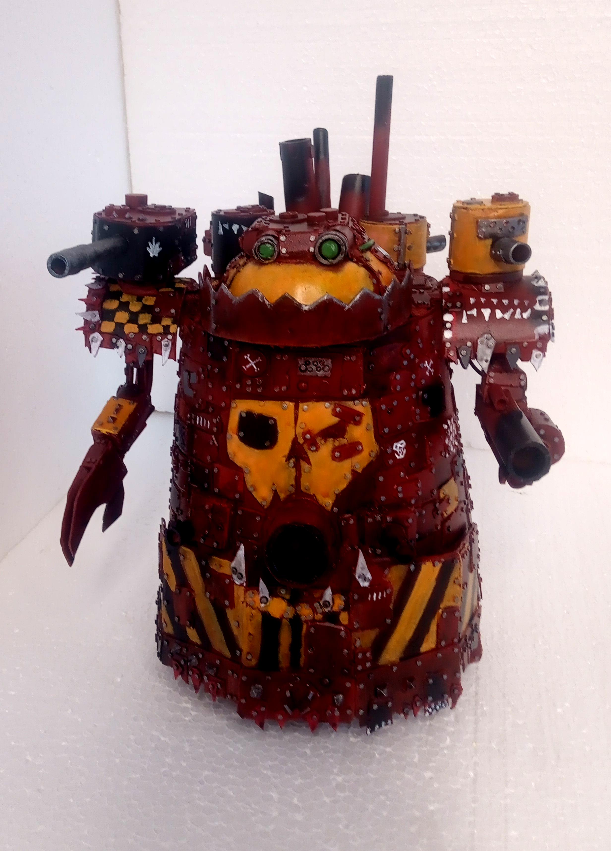 Gargant, Orks, Plasticard, Scratch Build, Stompa, Titan
