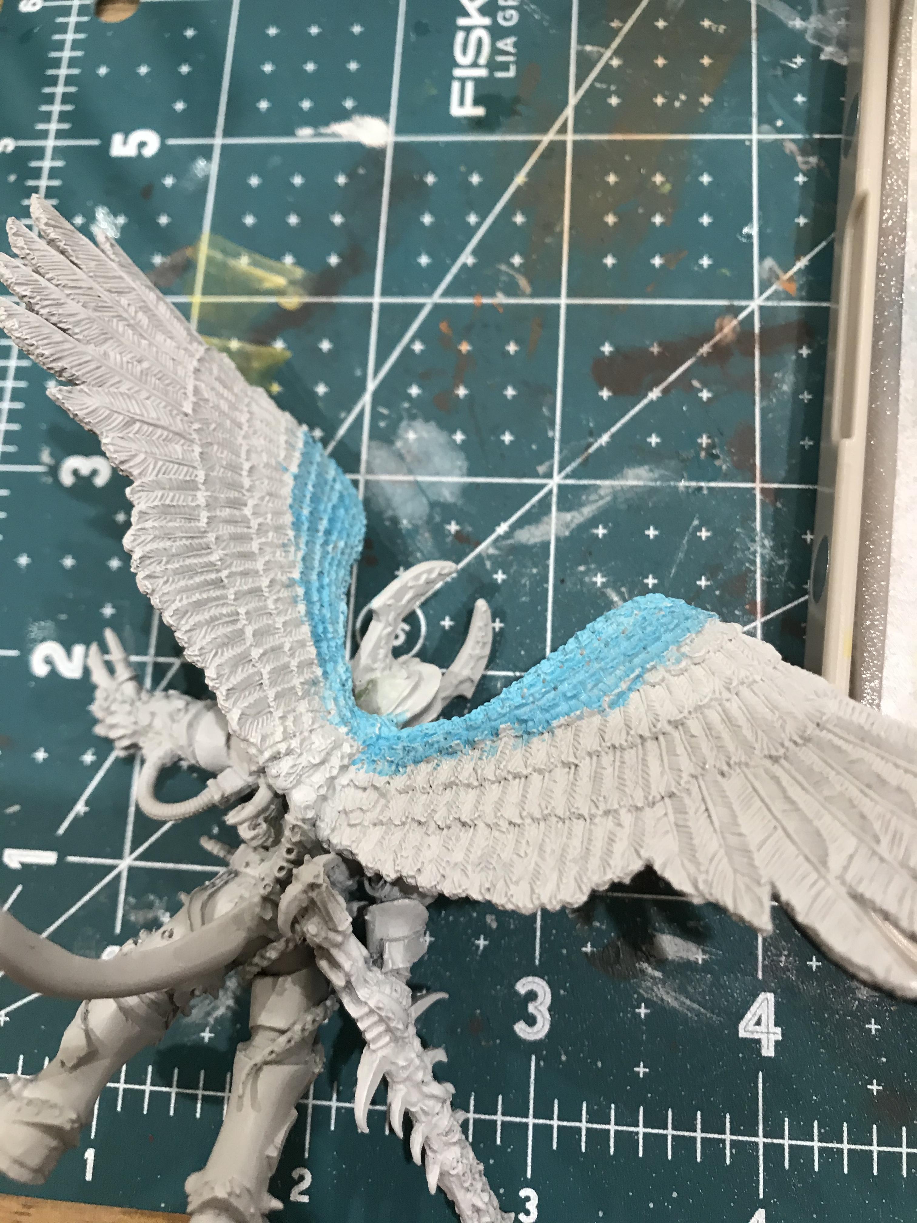 54mm, Chaos  Space Marines, Conversion, Daemon Prince, Greenstuff, Inquisitor Game, Meta Lminiatures, Thousand Sons, Tzeentch, Tzeentchconversion, Warhammer 40,000