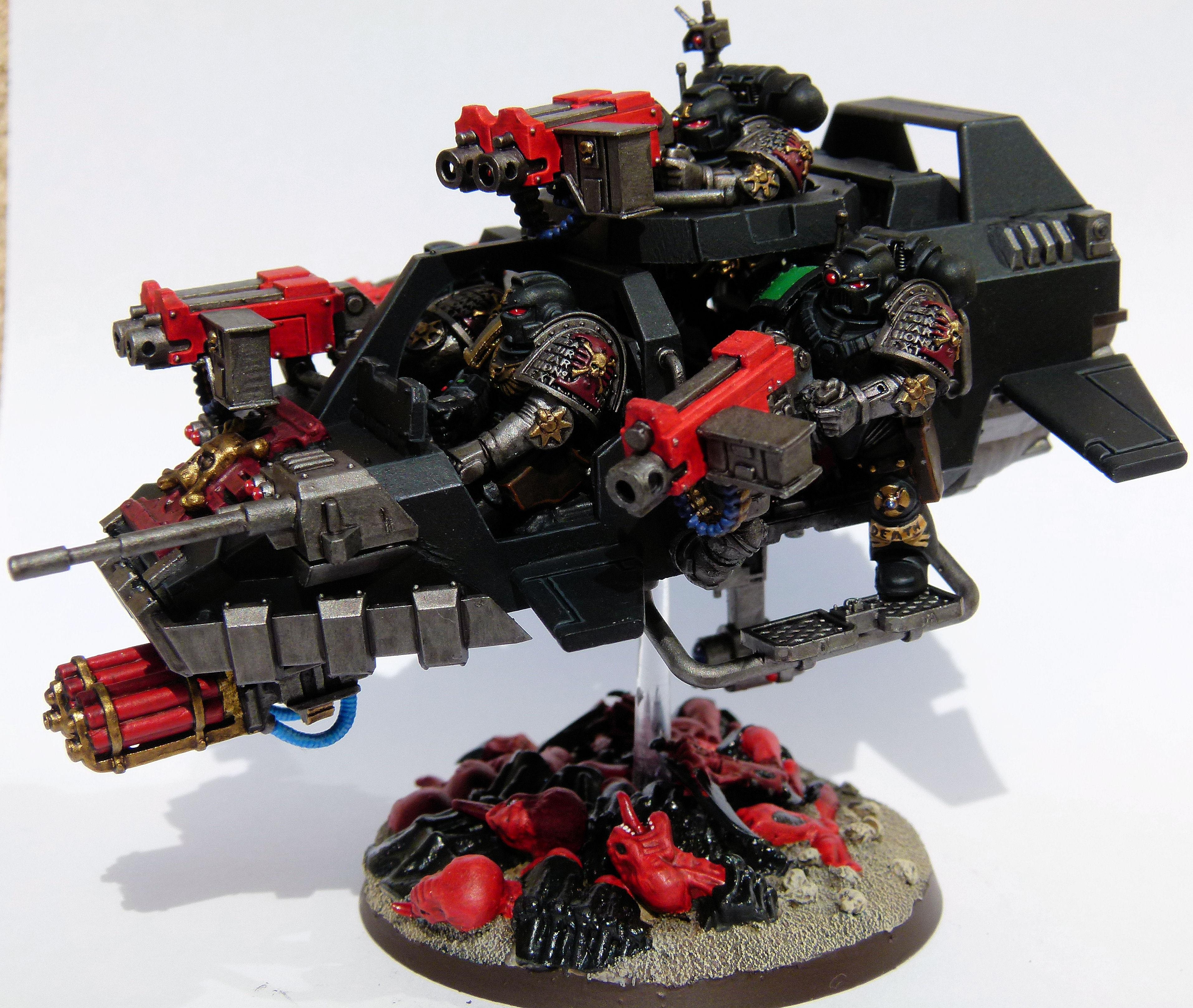 Deathwatch Land Speeder Storm Left Side Finished