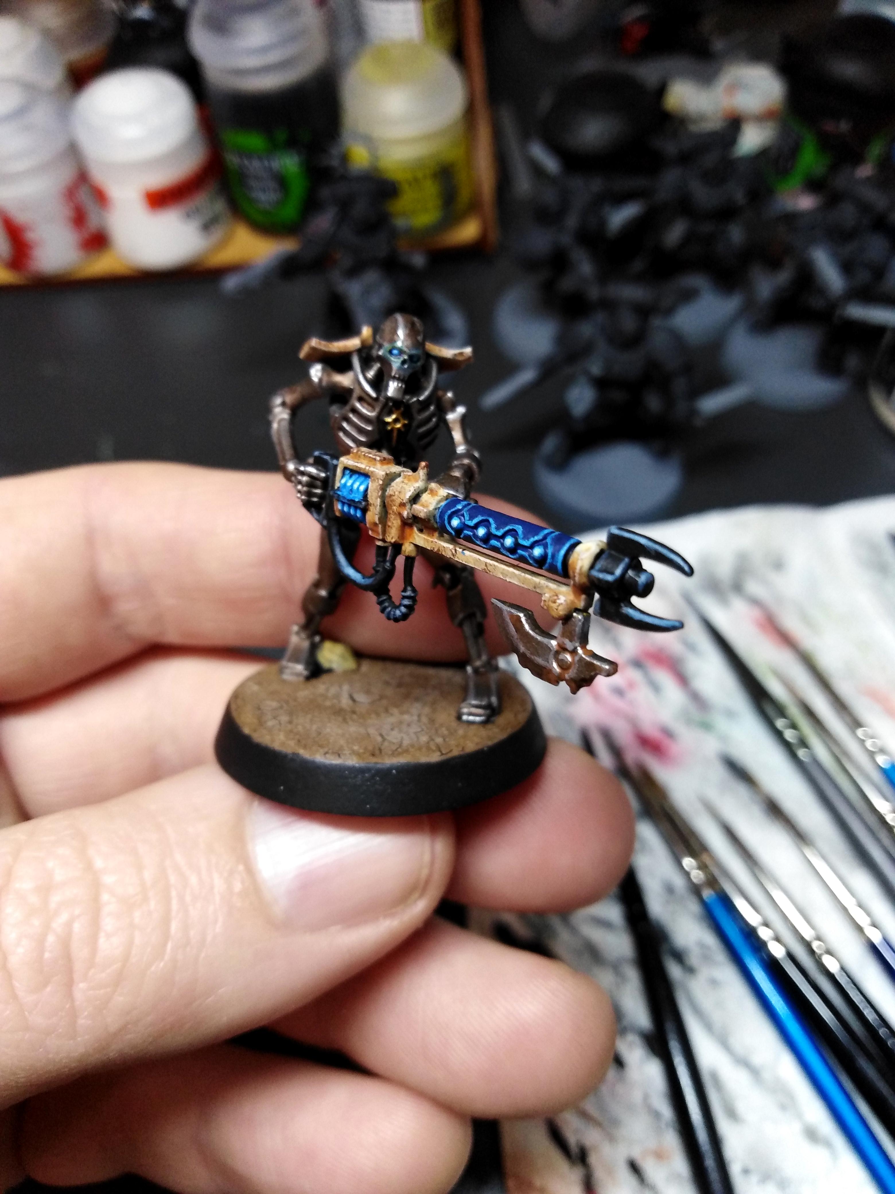 Necrons, Warriors, Necron Warrior front