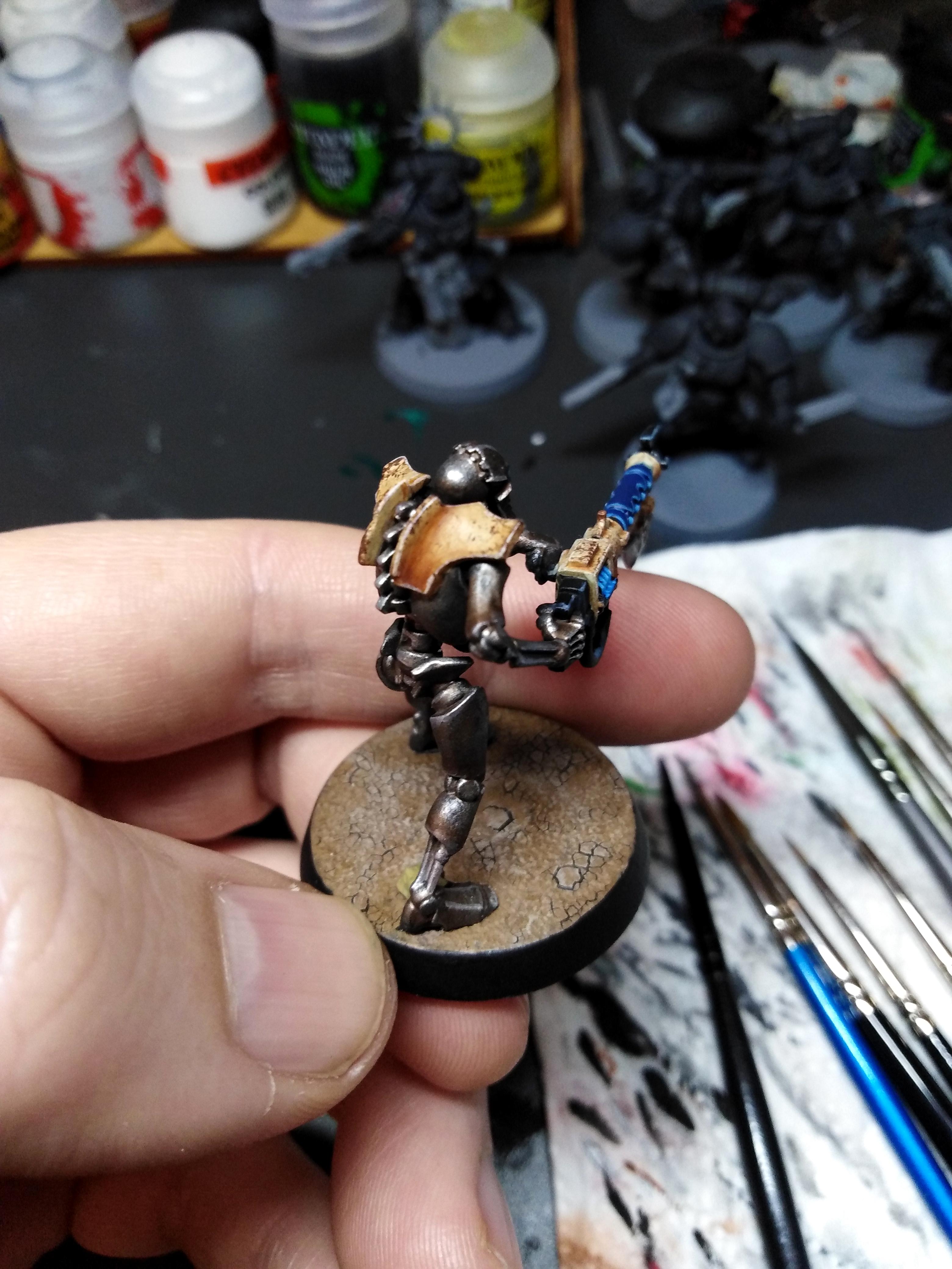 Necrons, Warriors, Necron Warrior back 1