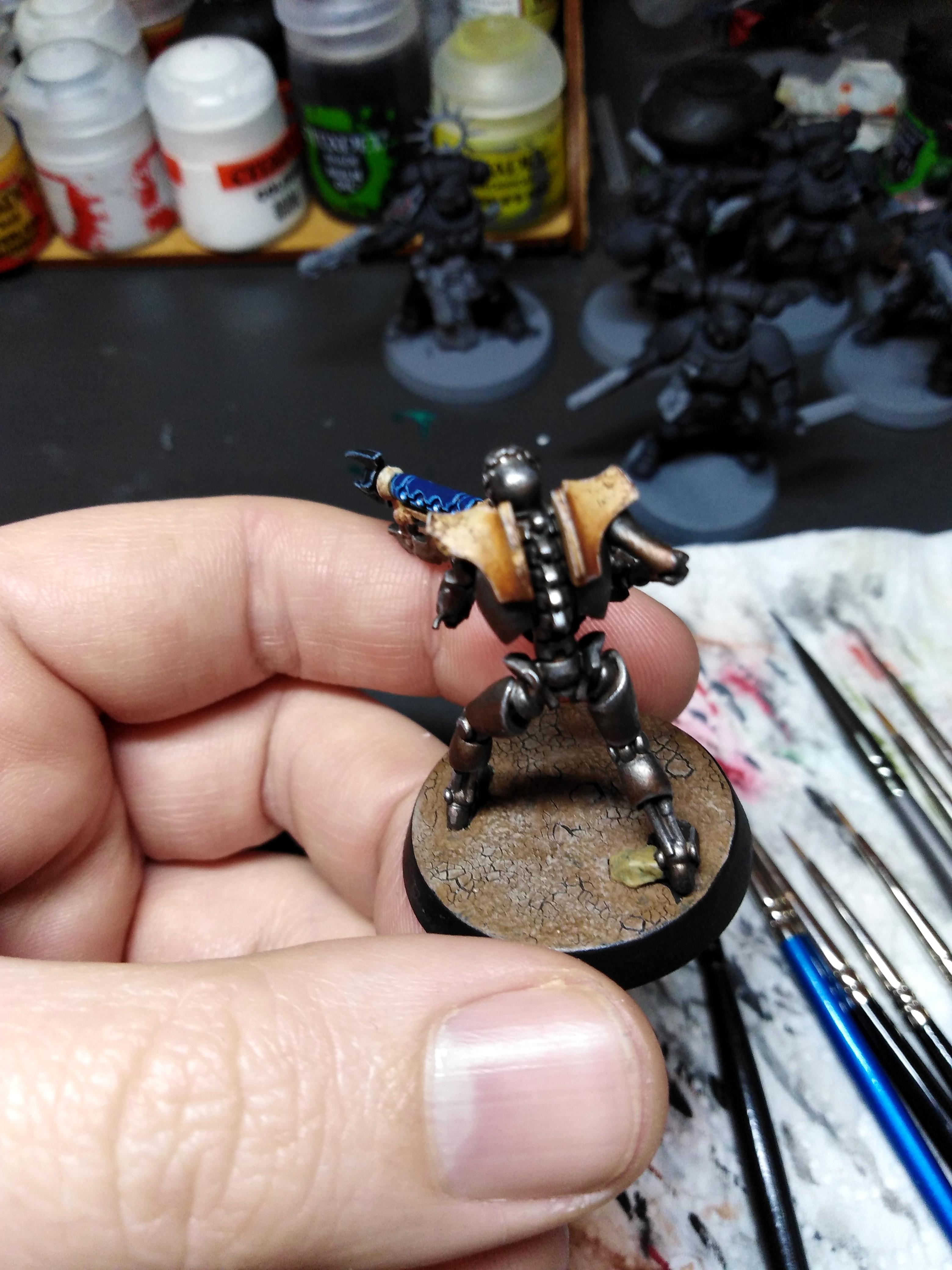 Necrons, Warriors, Necron Warrior back 2