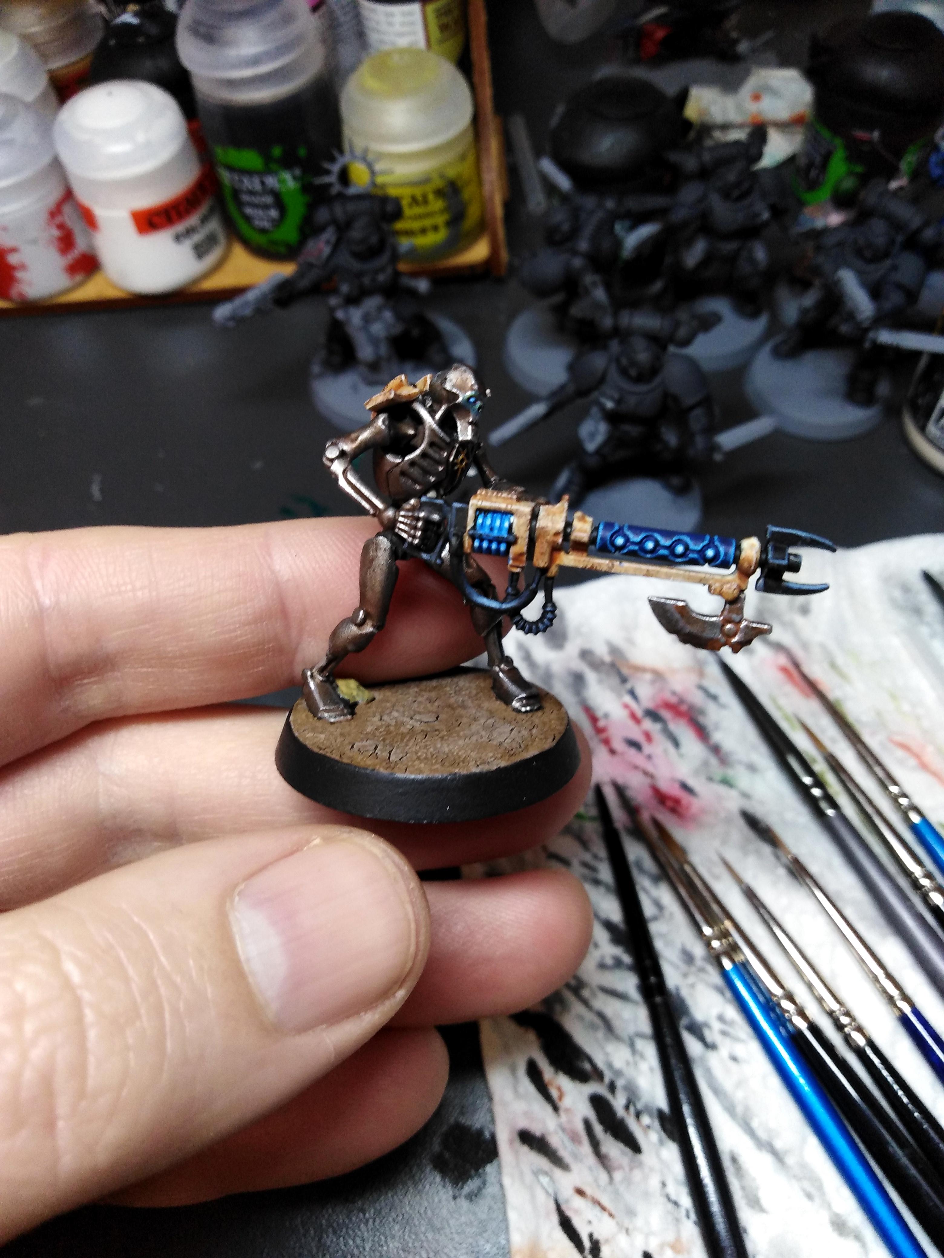 Necrons, Warriors, Necron Warrior side