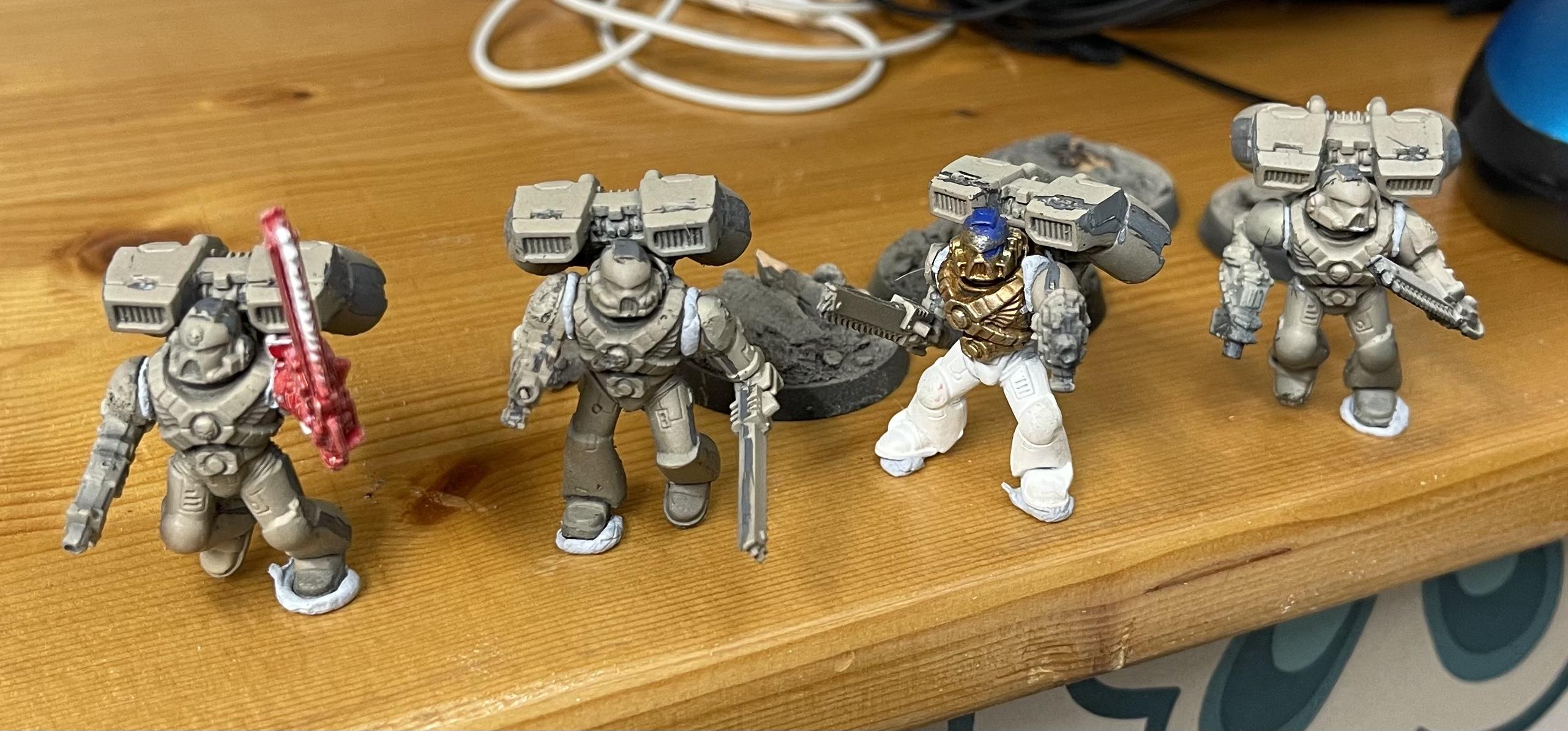 Assault Squad, Space Marines, Void Panthers, Warhammer 40,000, Work In Progress