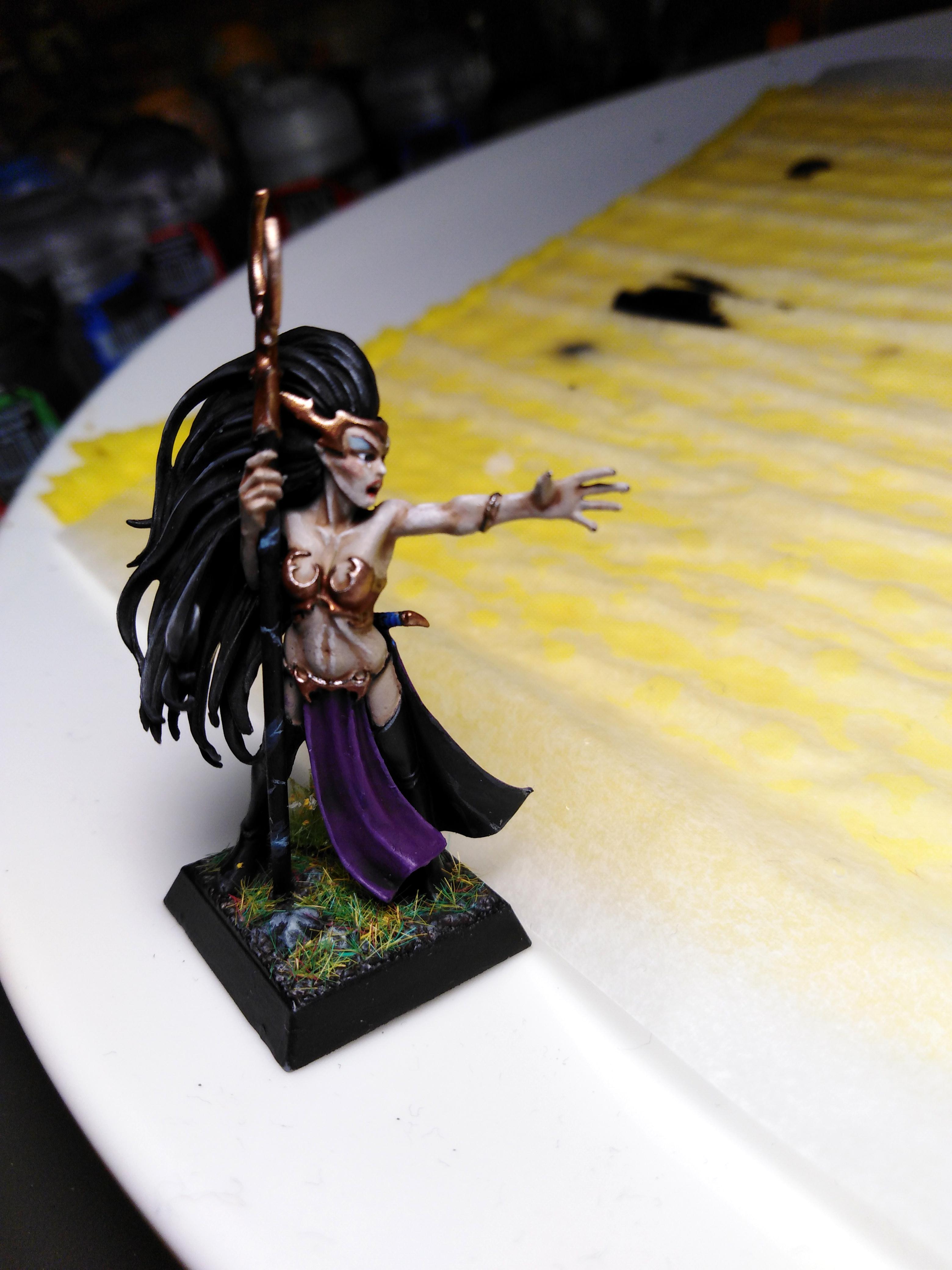 Dark Elf Sorceress, Warhammer Fantasy