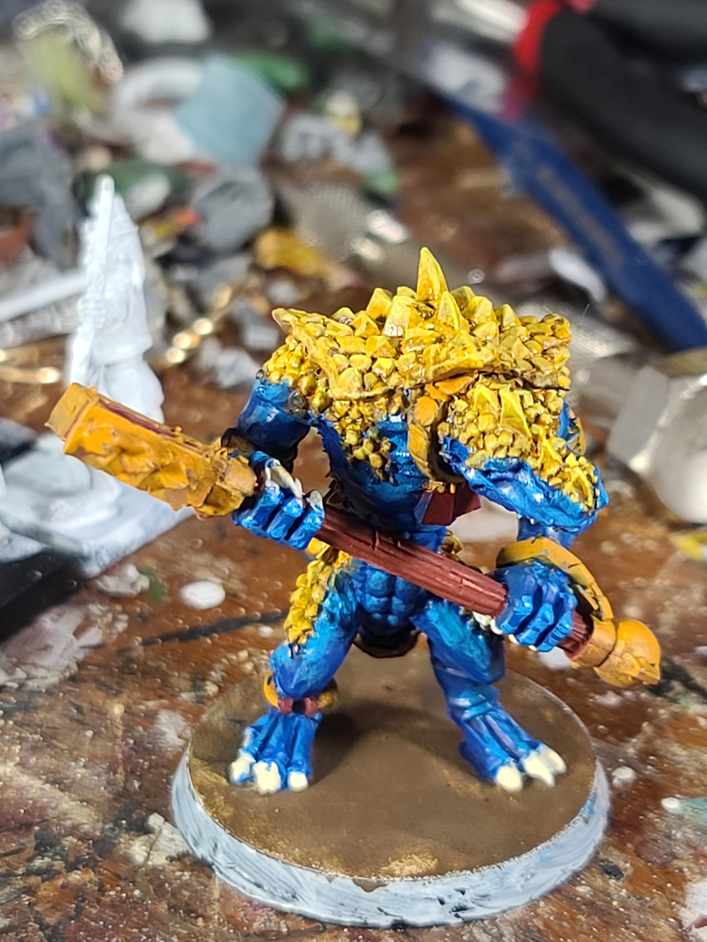 Citadel Miniatures, Games Workshop, Kroxigor, Lizardmen, Warhammer Fantasy