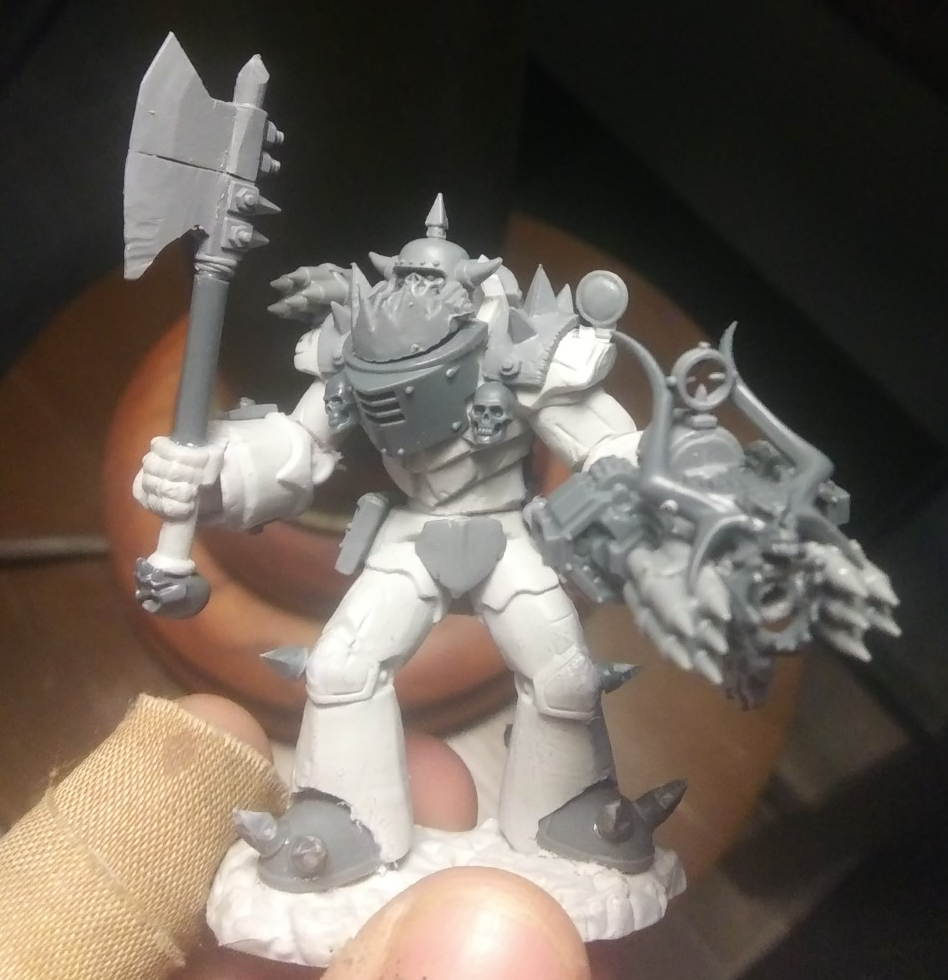 Conversion, Custom, Kitbash, Orks, Warboss, Warhammer 40,000, Warhammer Orks, Work In Progress