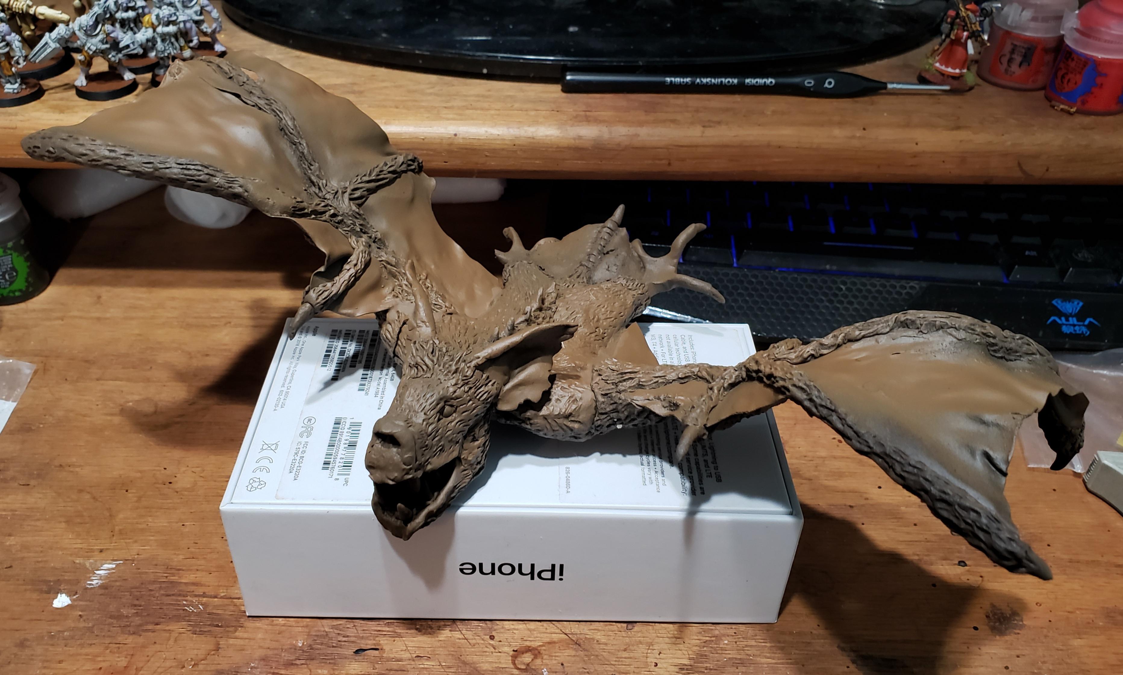 WIP Halloween themed hell drake built by Camkiehri