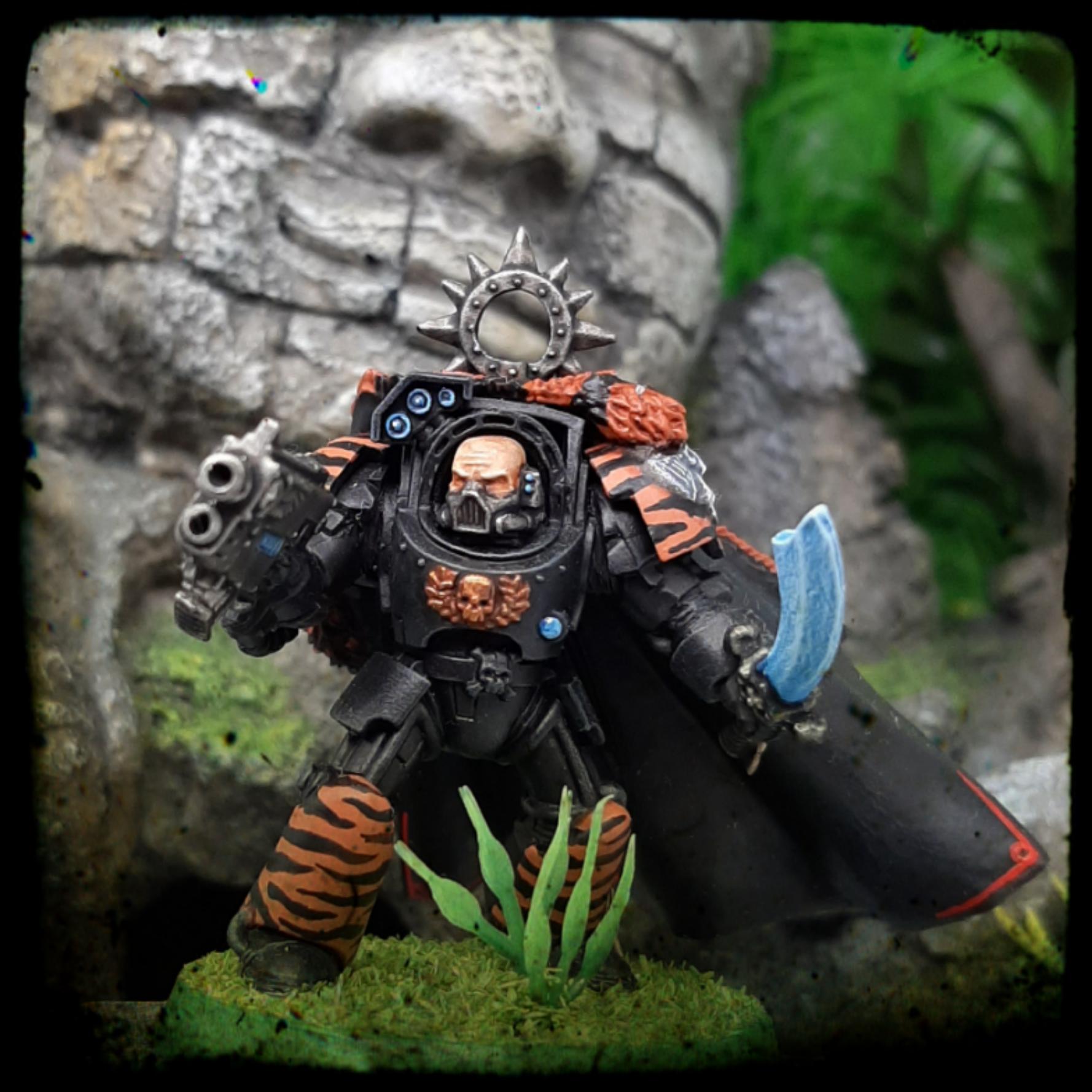 Adeptus, Astartes, Camouflage, Combi, Conversion, Custom, Ebon Blade, Fighting, Forest, India, Jungle, Kitbash, Plasma, Raja, Renegade, Scimitar, Shamshir, Space, Space Marines, Talatra, Terminator Armor, Tigers, Veda
