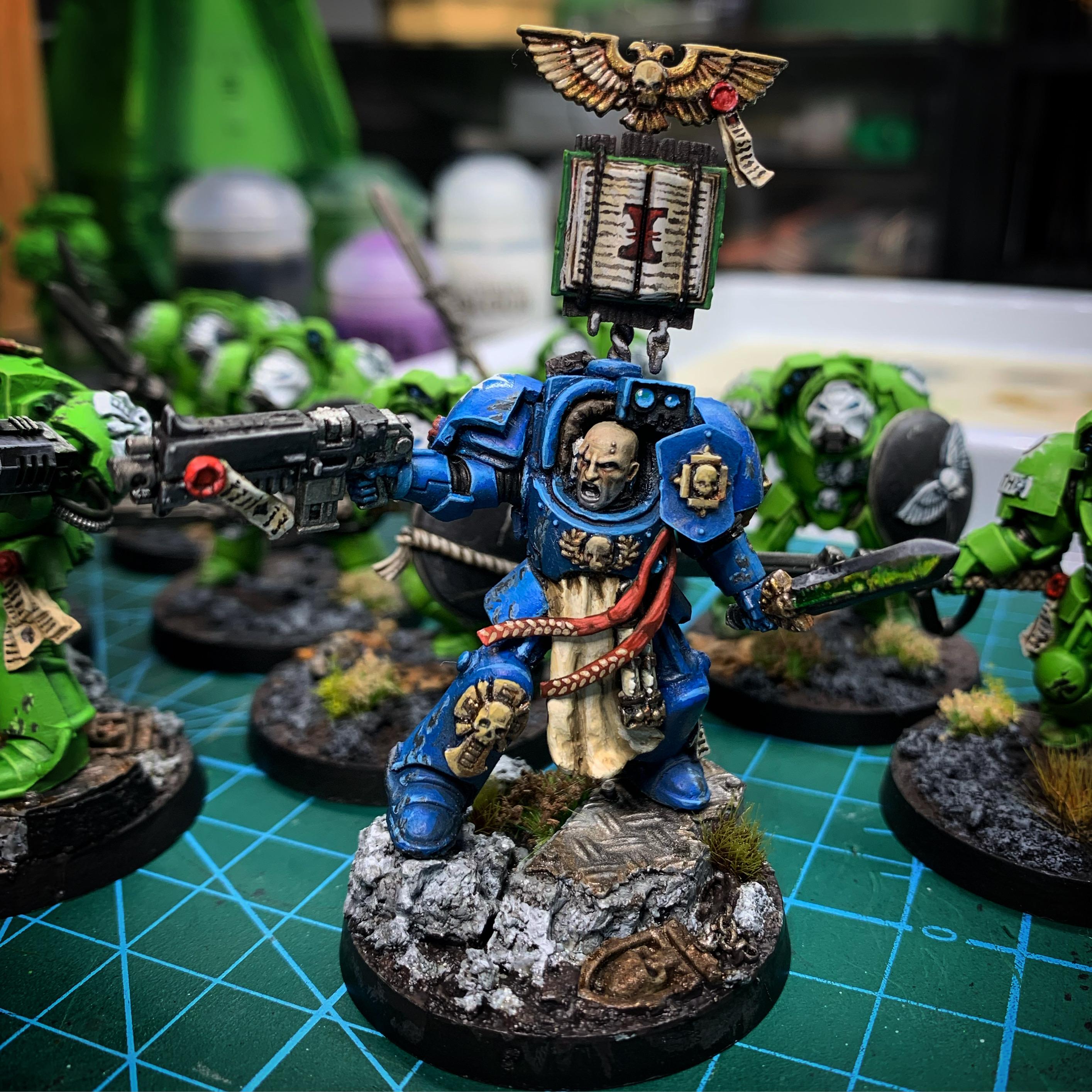 Librarian, Sons Of Medusa, Terminator Armor, Terminator Librarian, Warhammer 40,000, Warhammer Fantasy