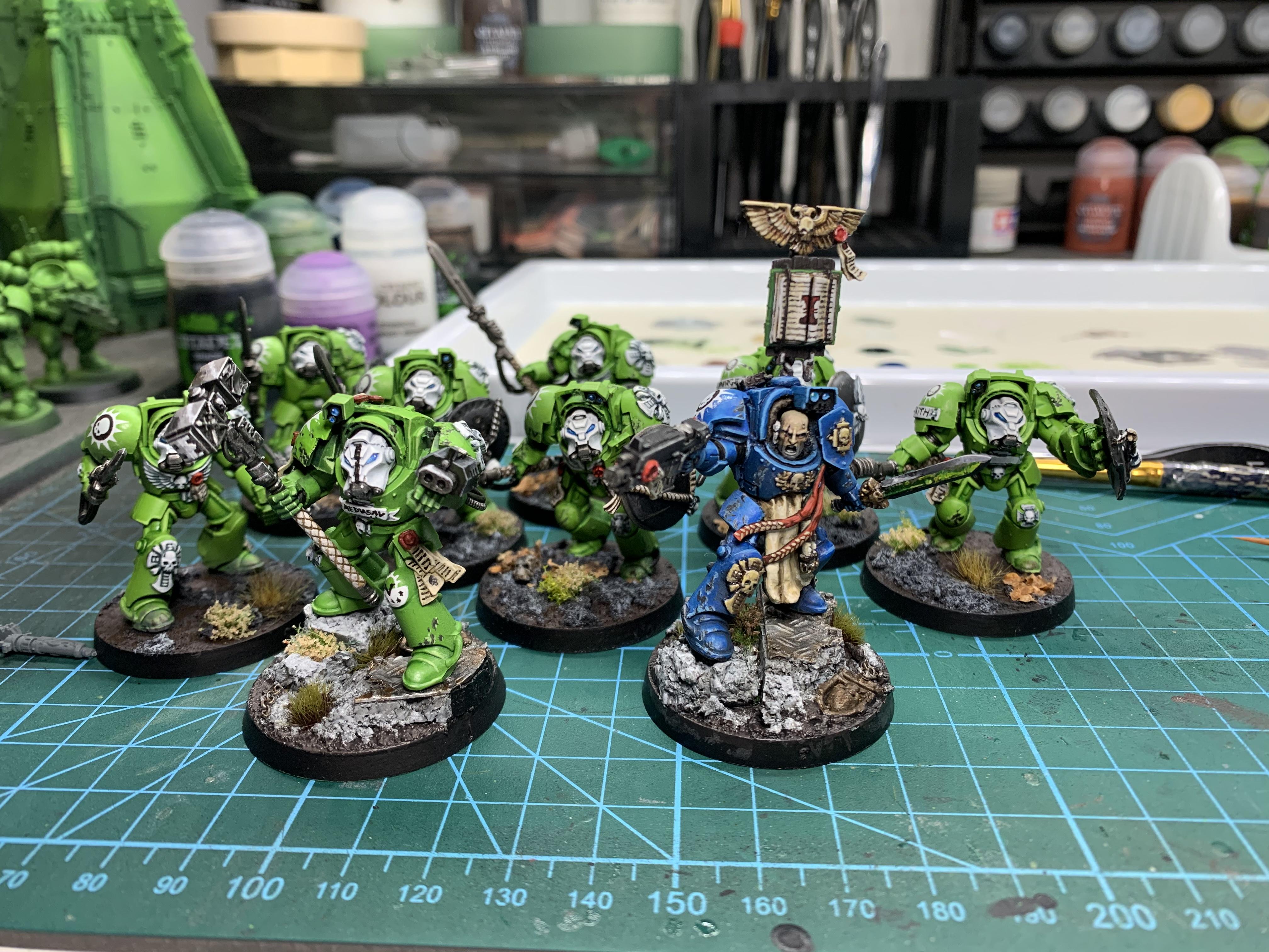 Captain, Librarian, Sons Of Medusa, Terminator Armor, Terminator Captain, Terminator Librarian, Warhammer 40,000, Warhammer Fantasy