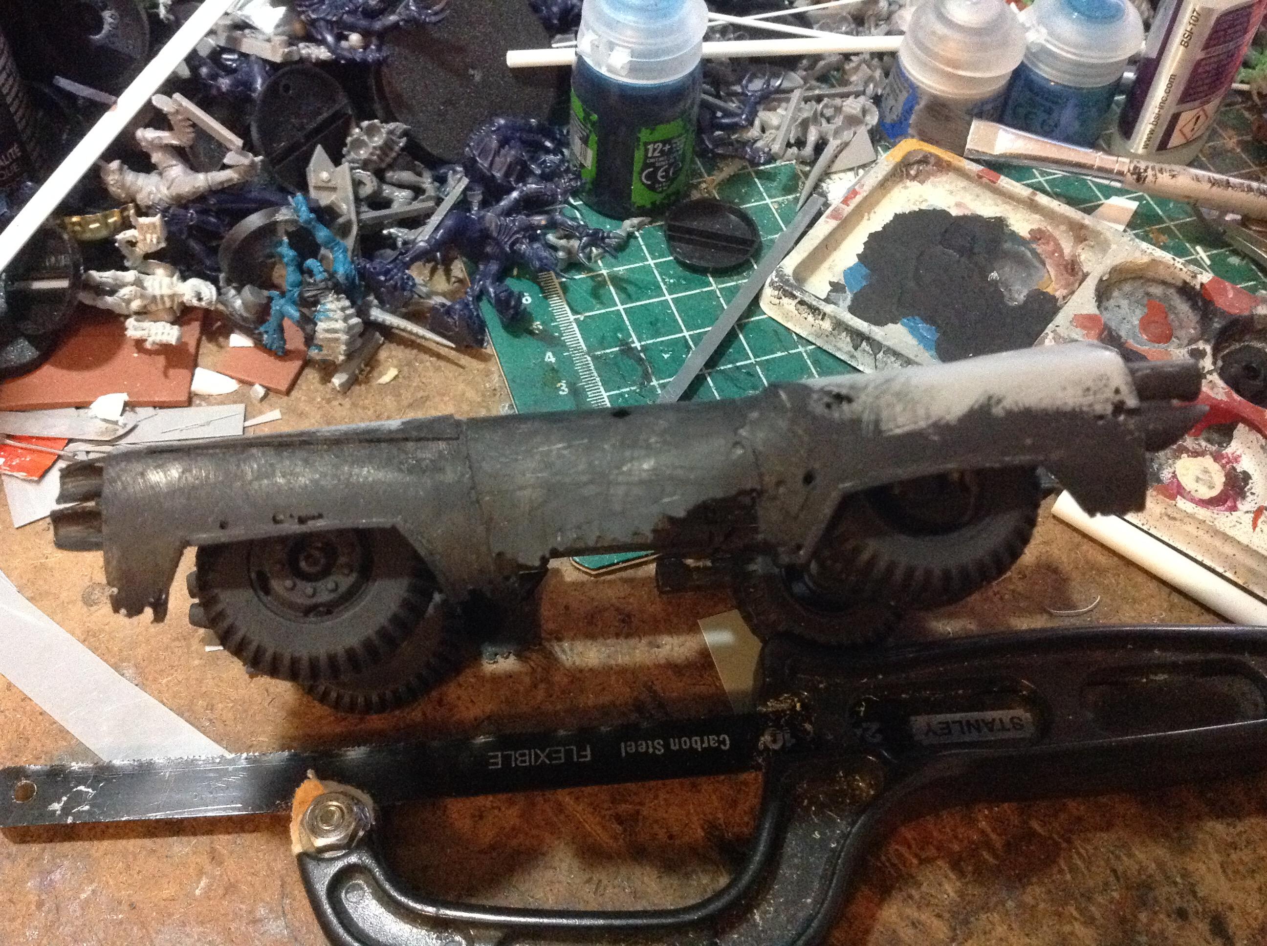 #raqrexchallenge, Truck, Trukk, Waaazag, Warhammer 40,000, Work In Progress
