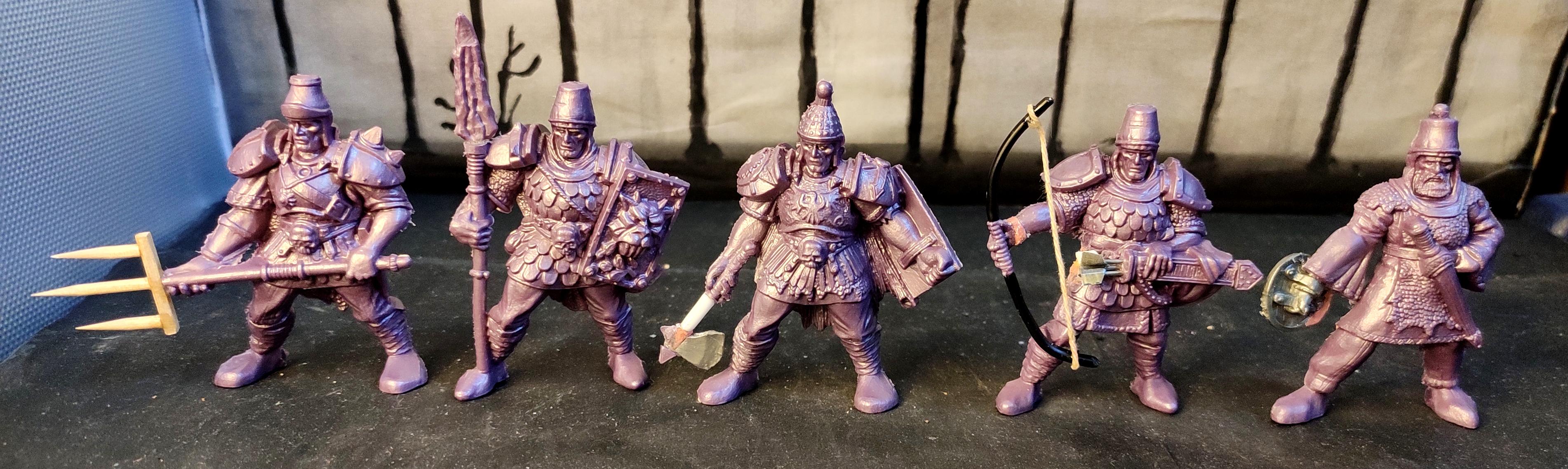 Archers, Axe, Conversion, Fantasy Battles, From Russia, Infantry, Persian, Regiment, Shield, Spear, Sword, Technolog, Tehnolog, Trident, Warriors, Work In Progress