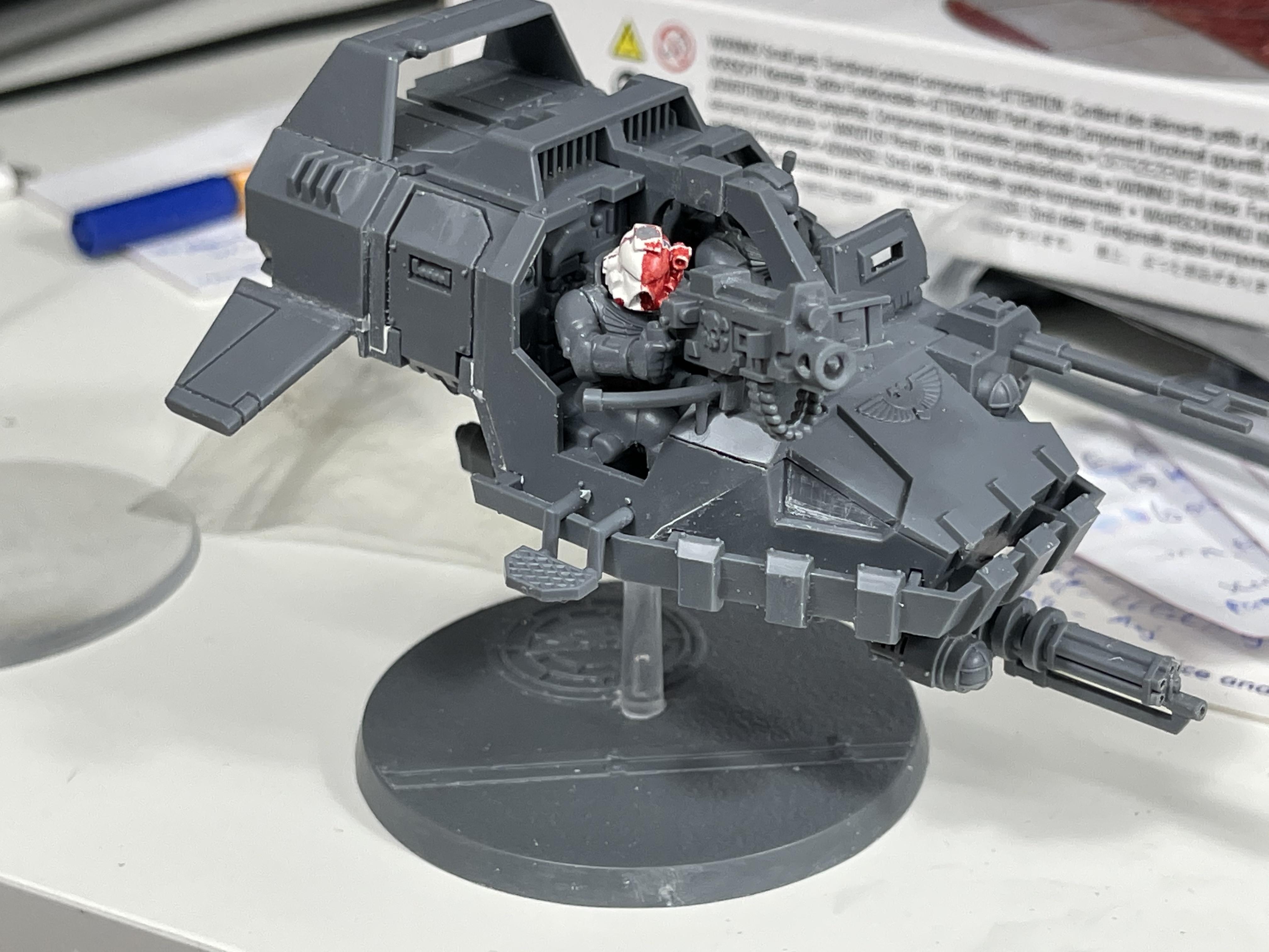 Land Speeder, Space Marines, Void Panthers, Warhammer 40,000, Work In Progress