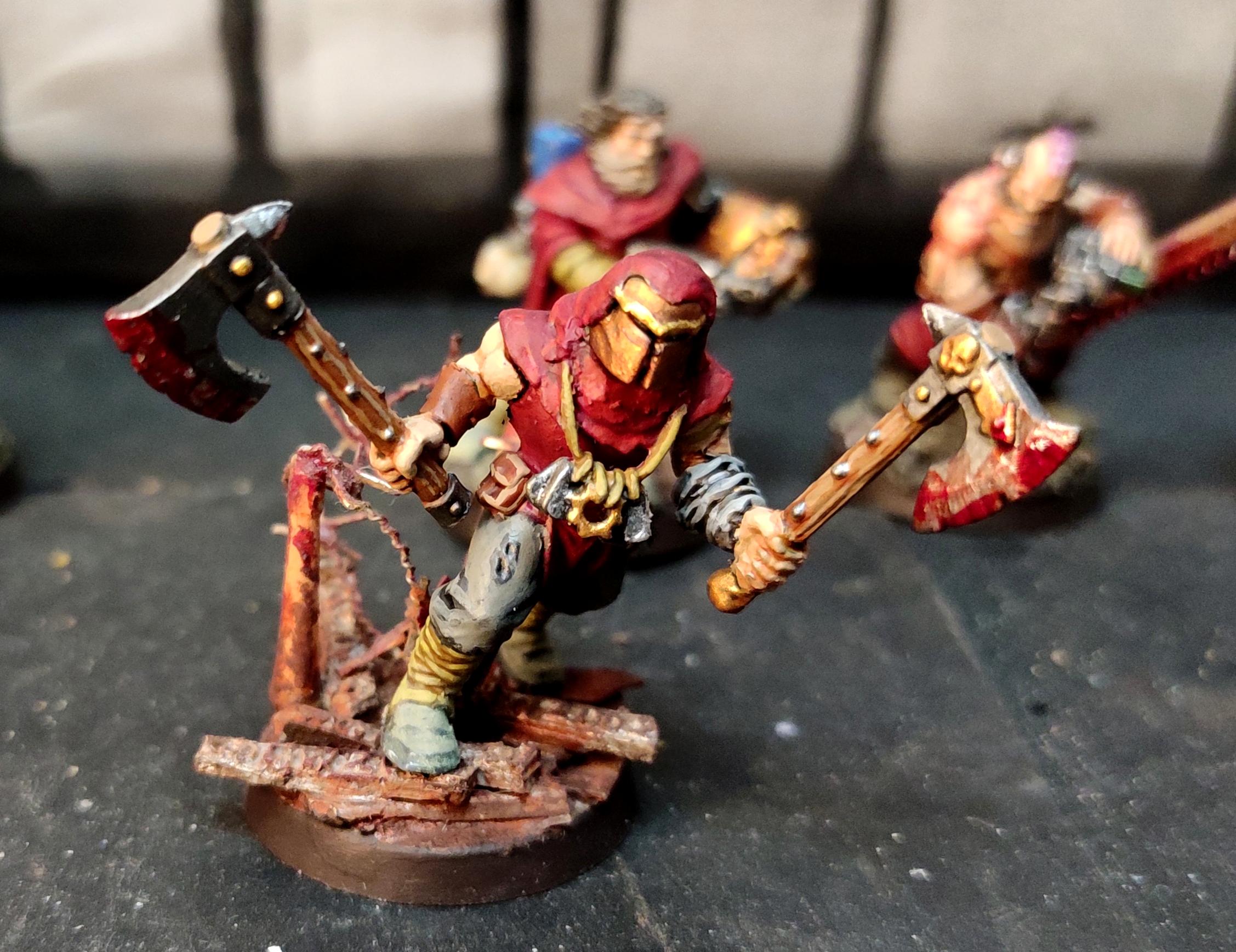 Axe, Berserk, Berserkers, Berzerk, Berzerker, Blood For The Blood God, Chaos, Chaos Cultists, Conversion, Cult, Cultists, Dark Vengeance, Heresy, Heretics, Infantry, Khorne, Kitbash, Lost And The Damned, Regiment, Renegade, Skulls For Skull Throne, Warhammer 40,000